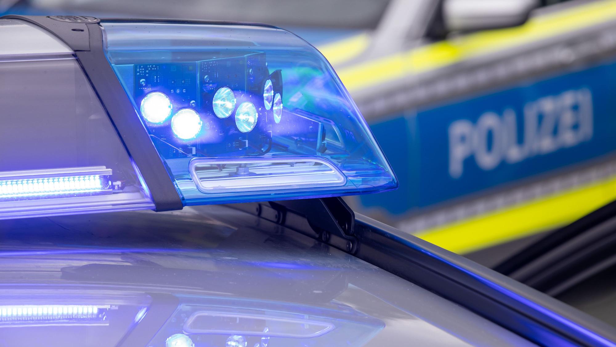 Blaulicht eines Polizeiwagens