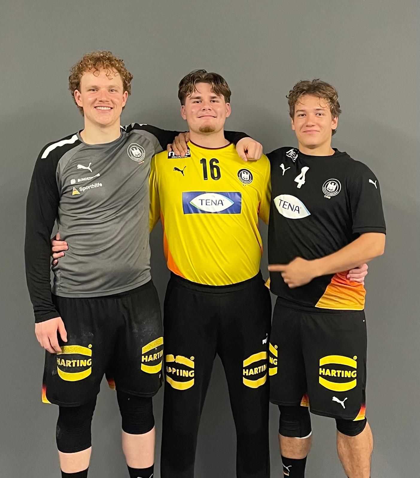 Julius Hein, Anel Durmic und Tom Koschek