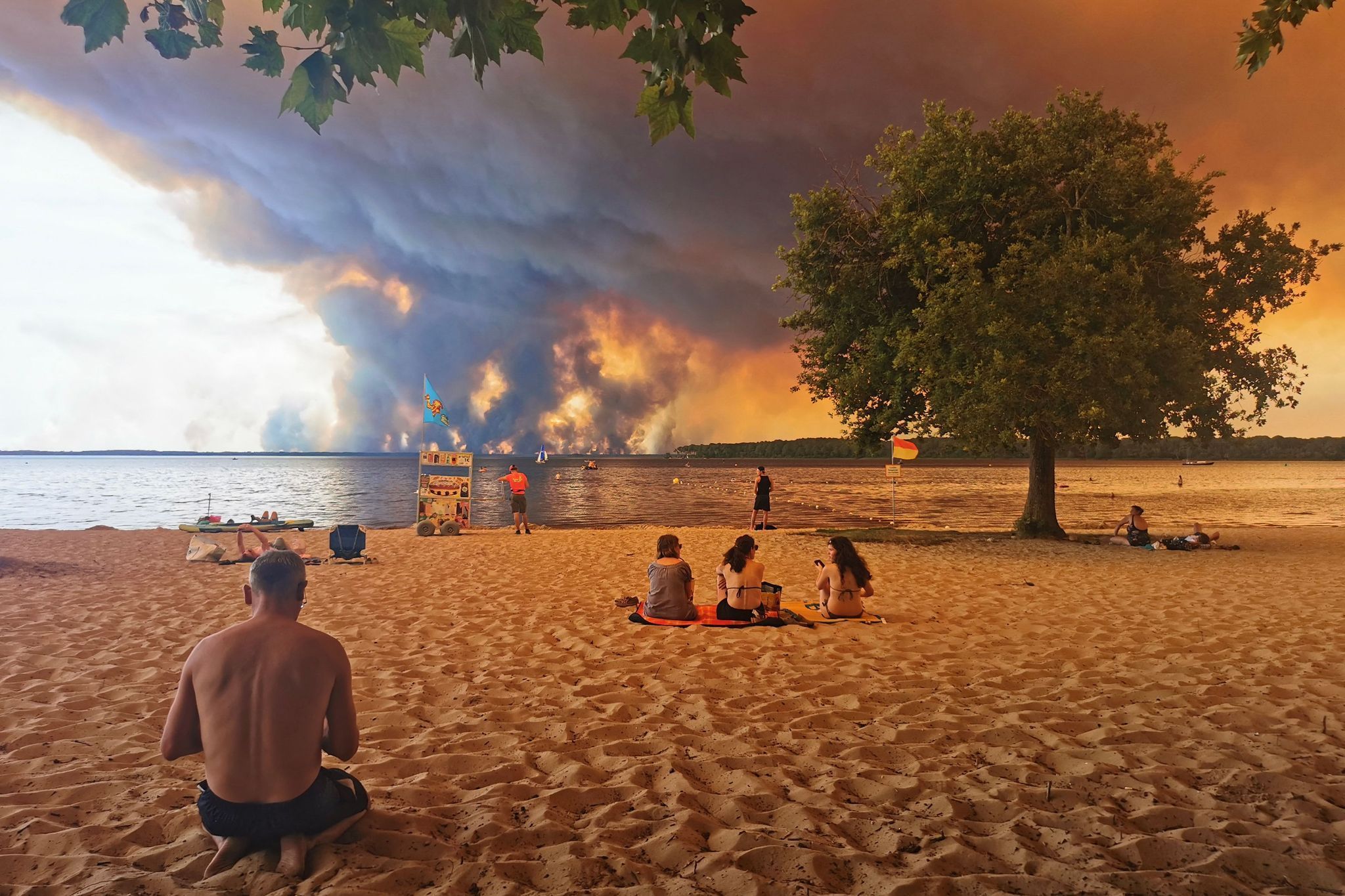Waldbrand in Frankreich