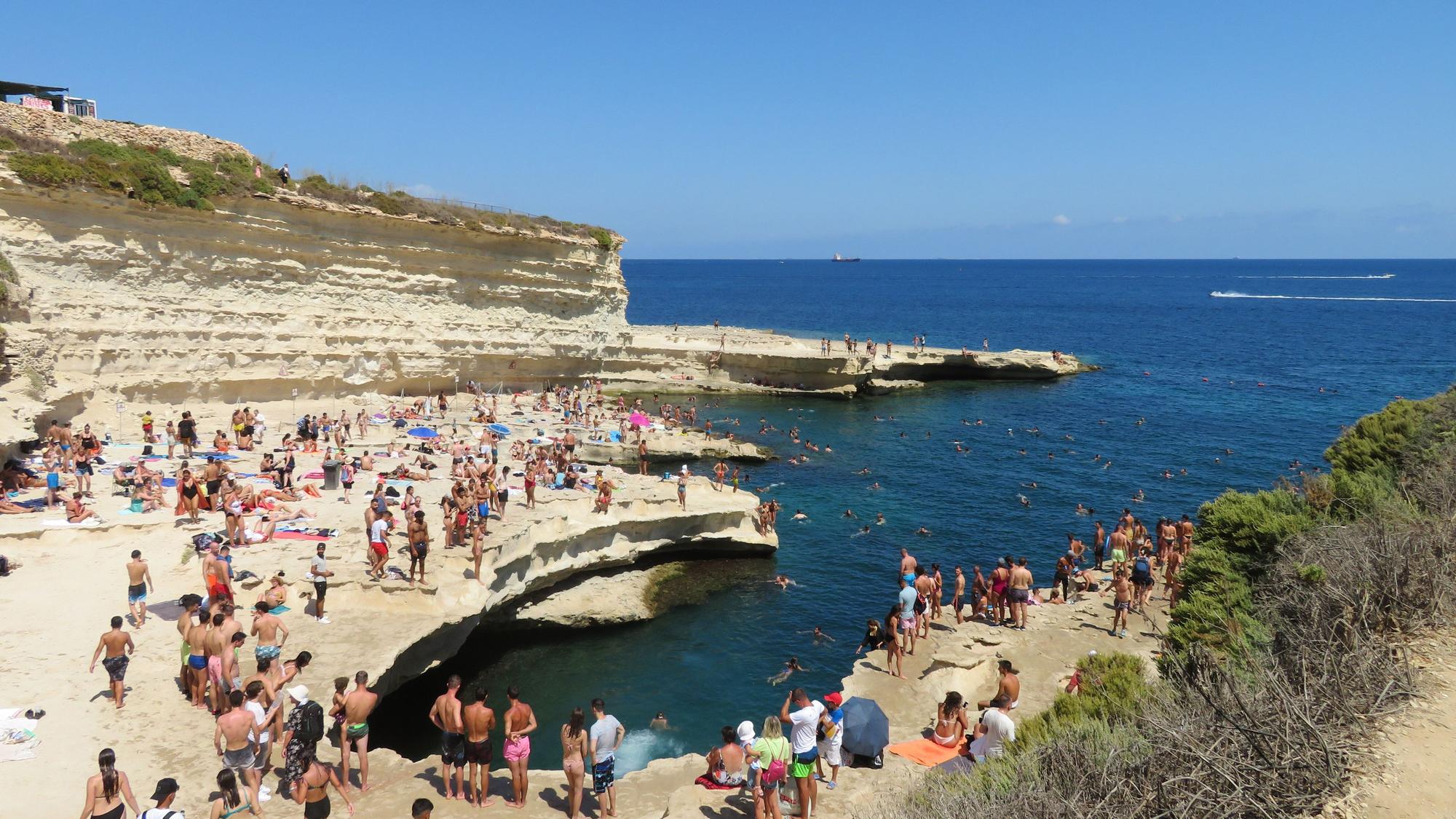 Der natürliche Swimmingpool von St. Peter.