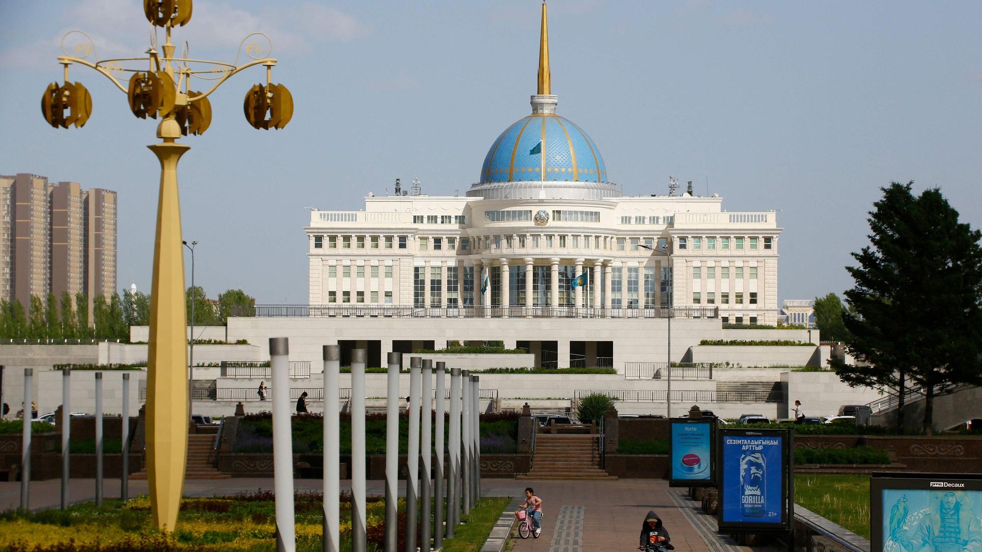 Blick auf die kasachische Hauptstadt Astana.