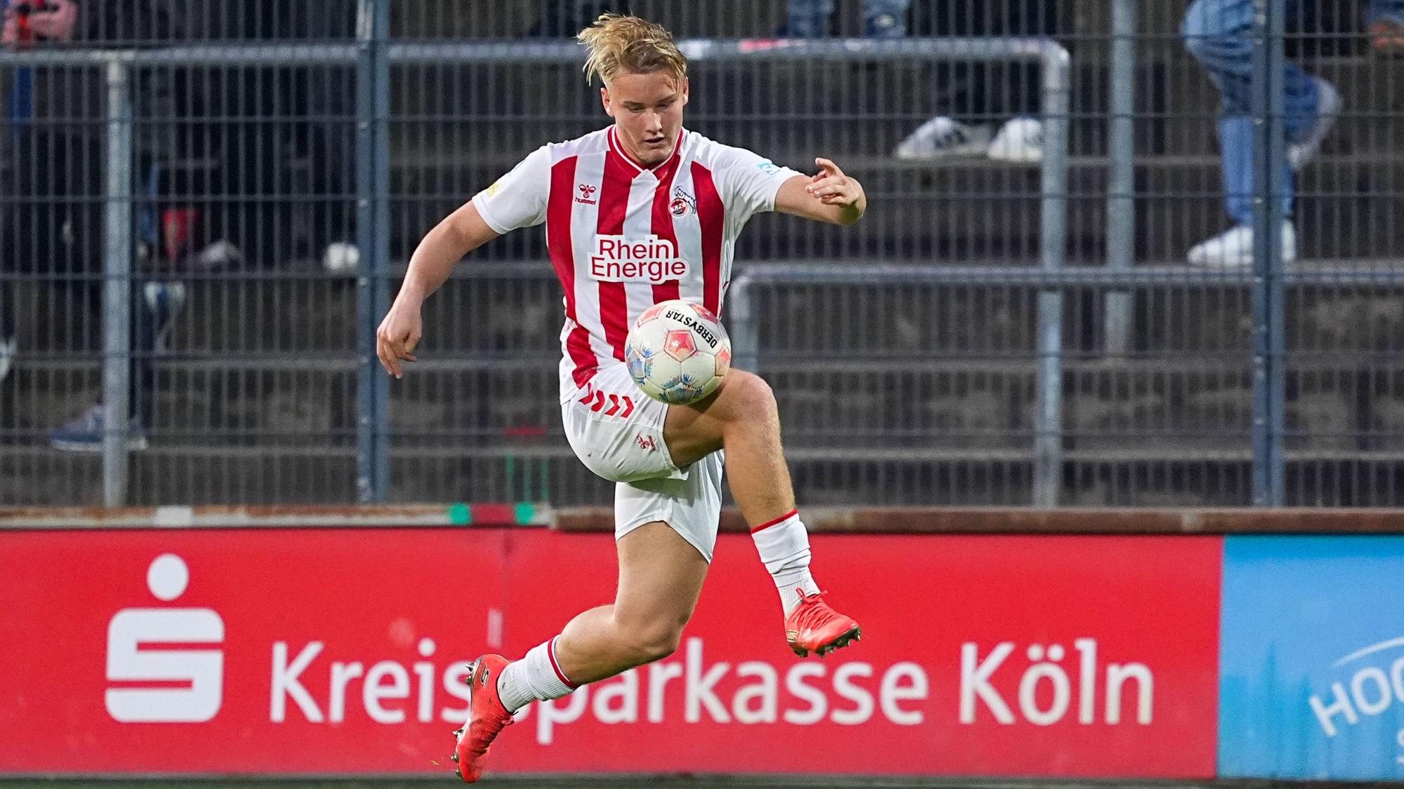 FC-Talent Fynn Schenten am Ball