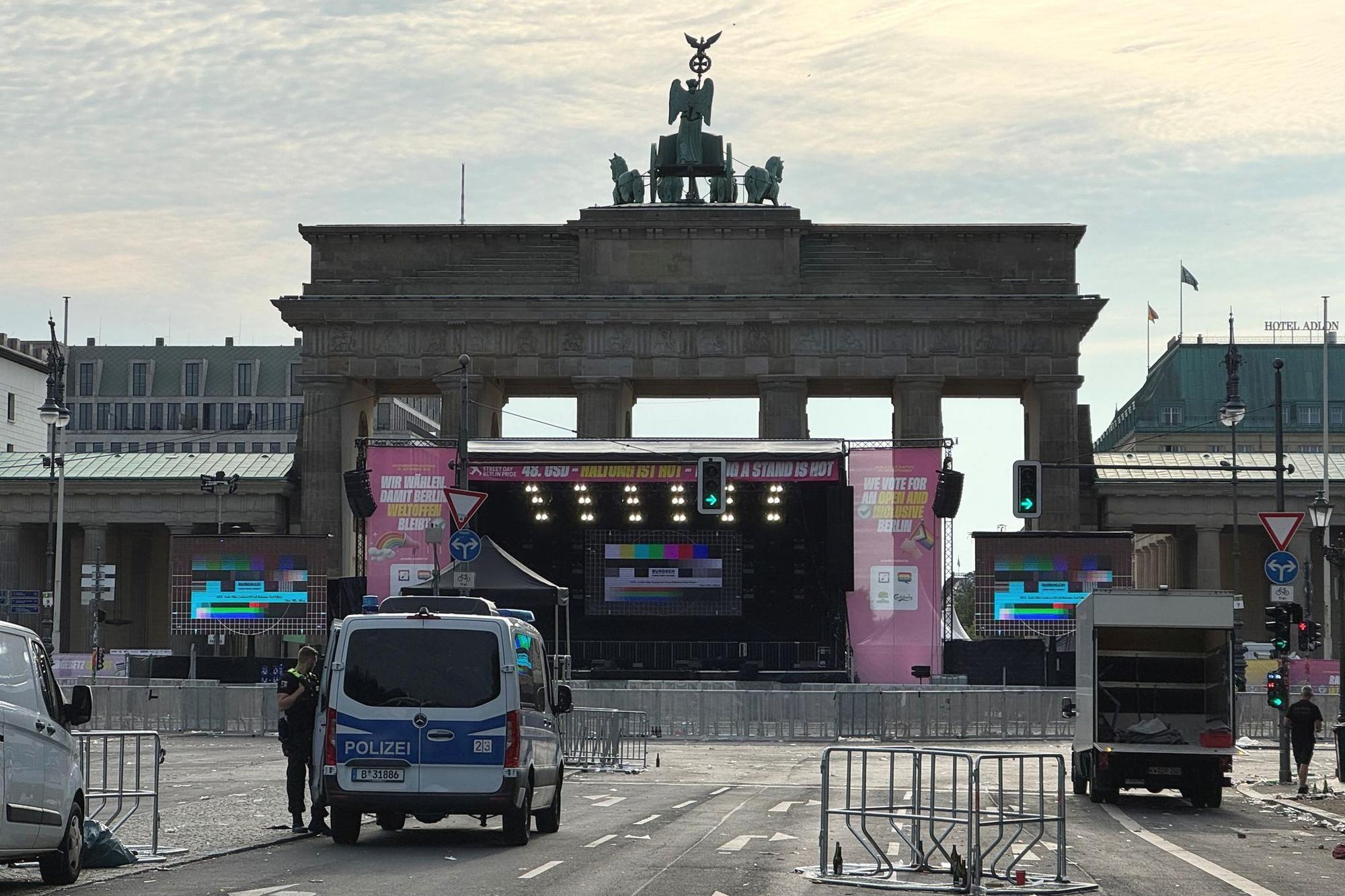 Nach dem Christopher Street Day in Berlin