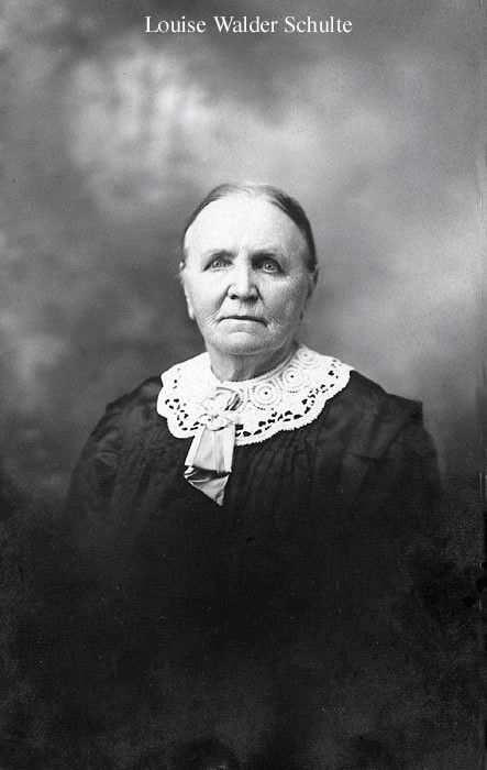 Das alte Foto zeigt Louise Walder Schulte.