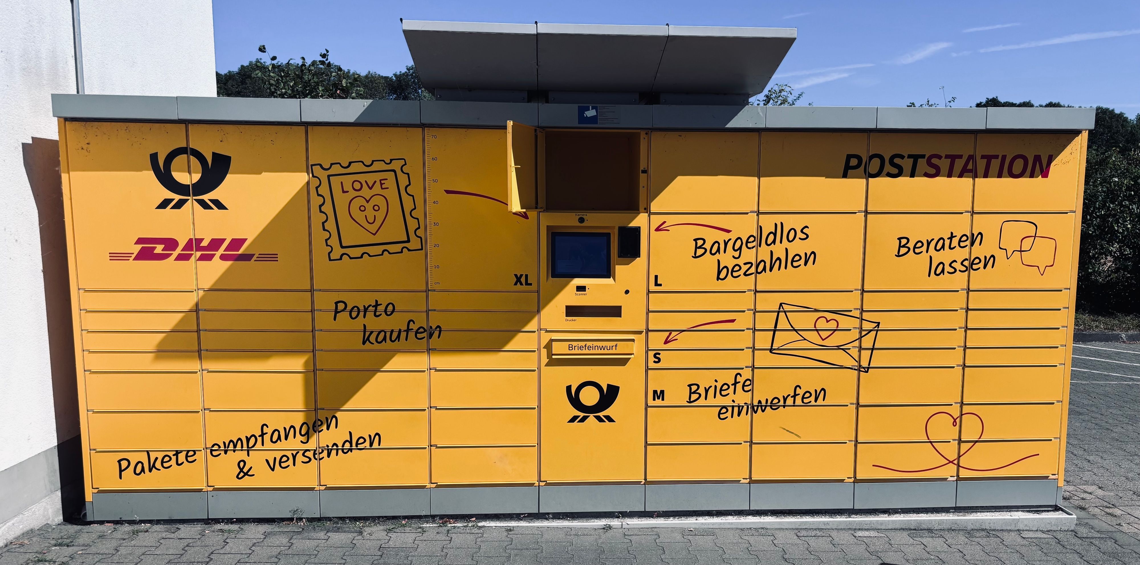 DHL-Poststation in Sankt Augustin-Meindorf