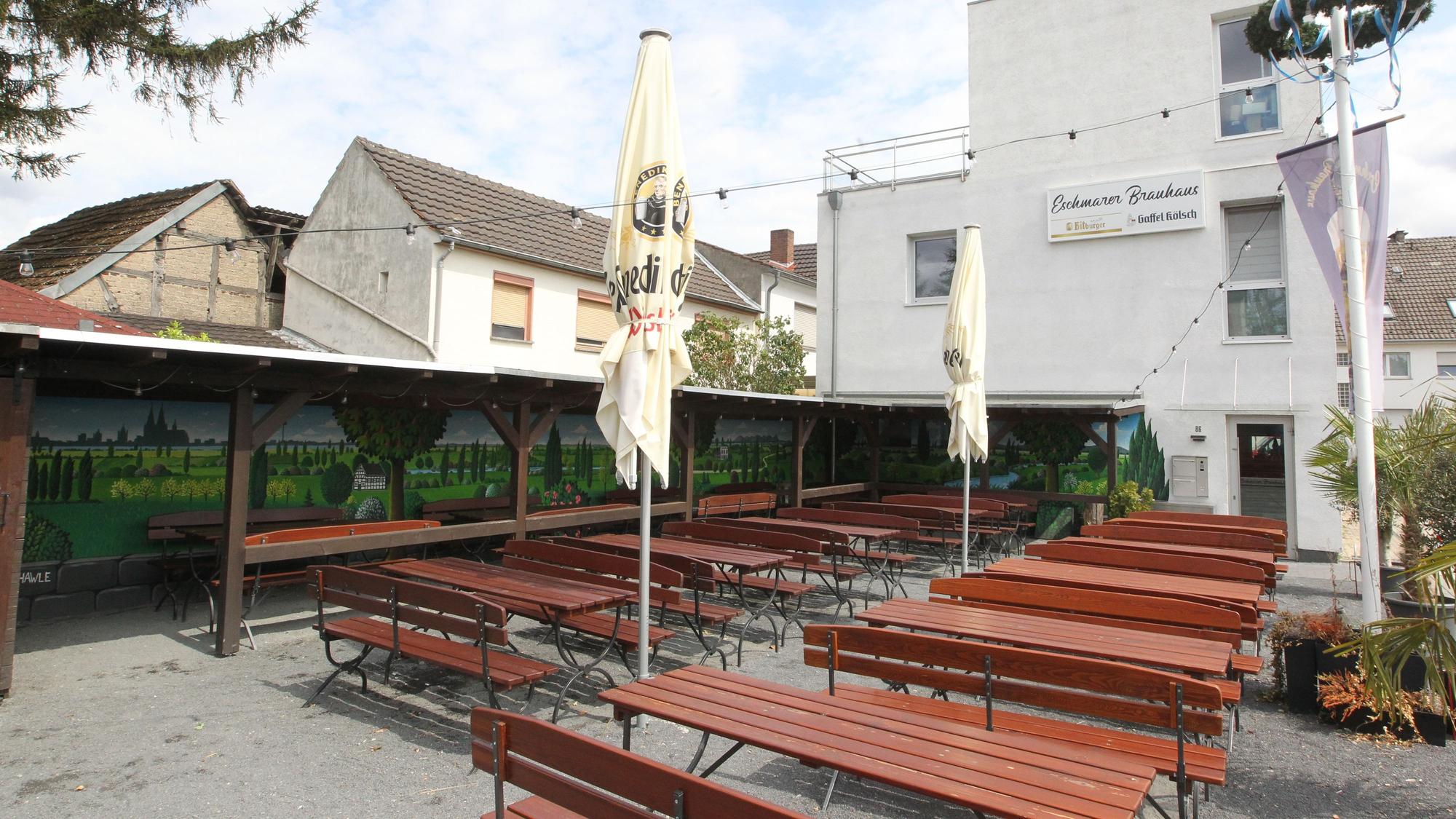 Der Biergarten bietet mittlerweile 90 Gästen Platz.