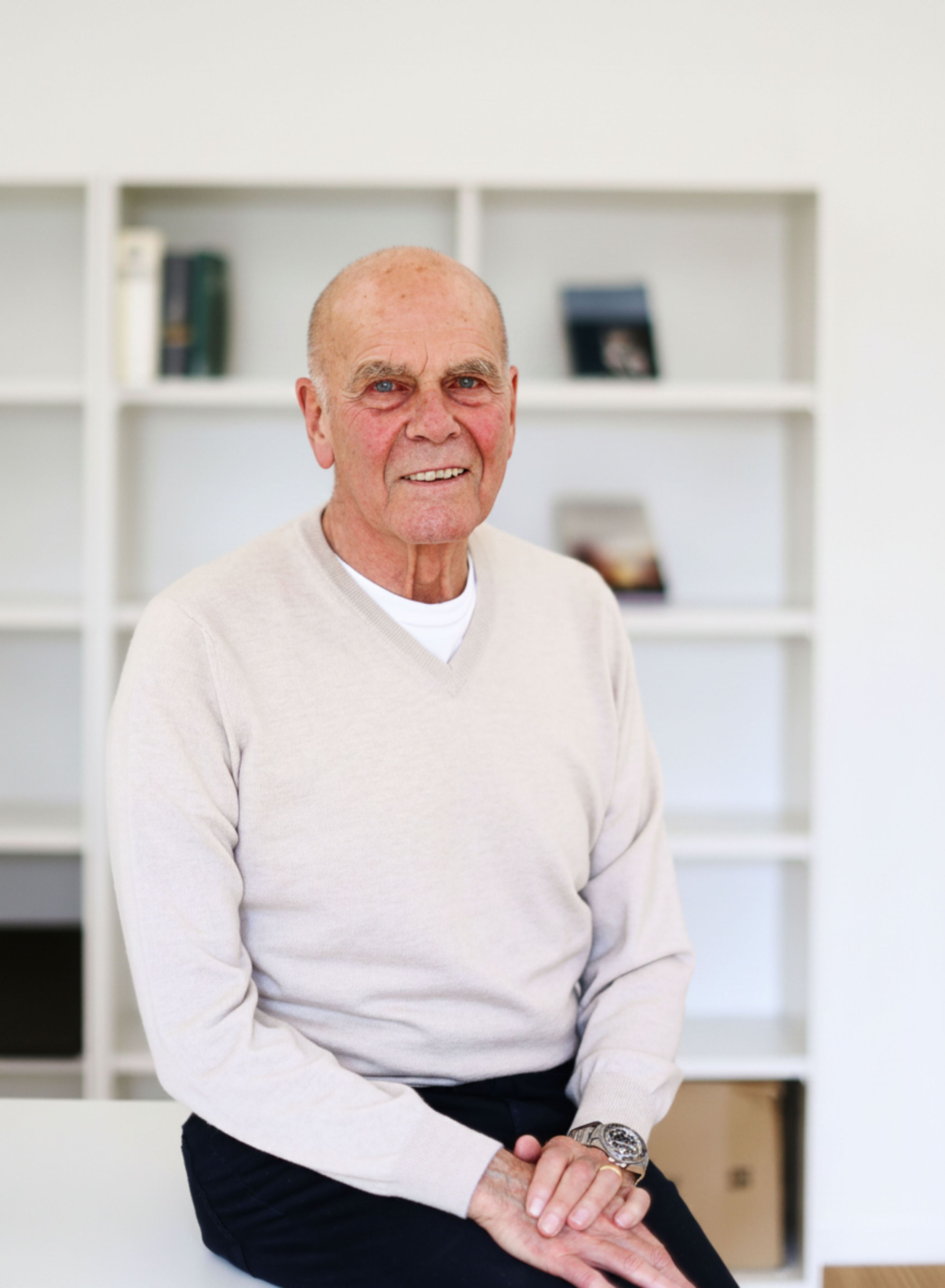 Porträt des Kölner Investors und Mäzens Peter Harf