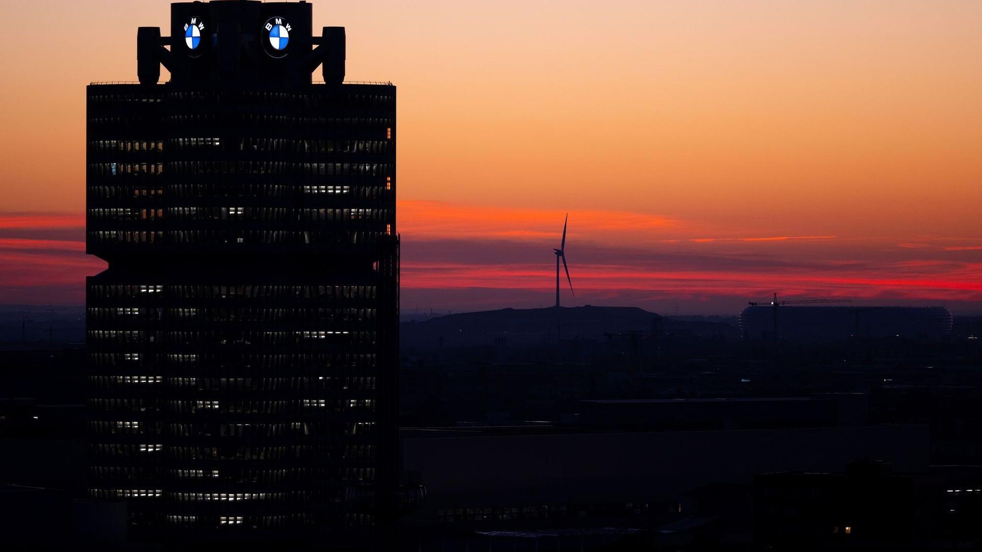 Sonnenaufgang in München