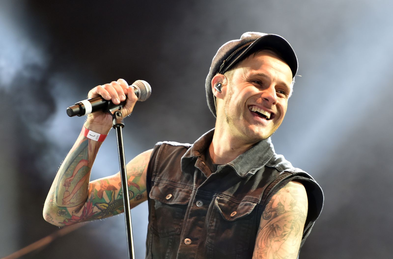 Gern gesehener Gast beim Taubertal-Festival: Ingo Knollmann, Sänger der Donots (2015 beim WIR Open Air in München). (Bild: 2015 Getty Images/Hannes Magerstaedt)