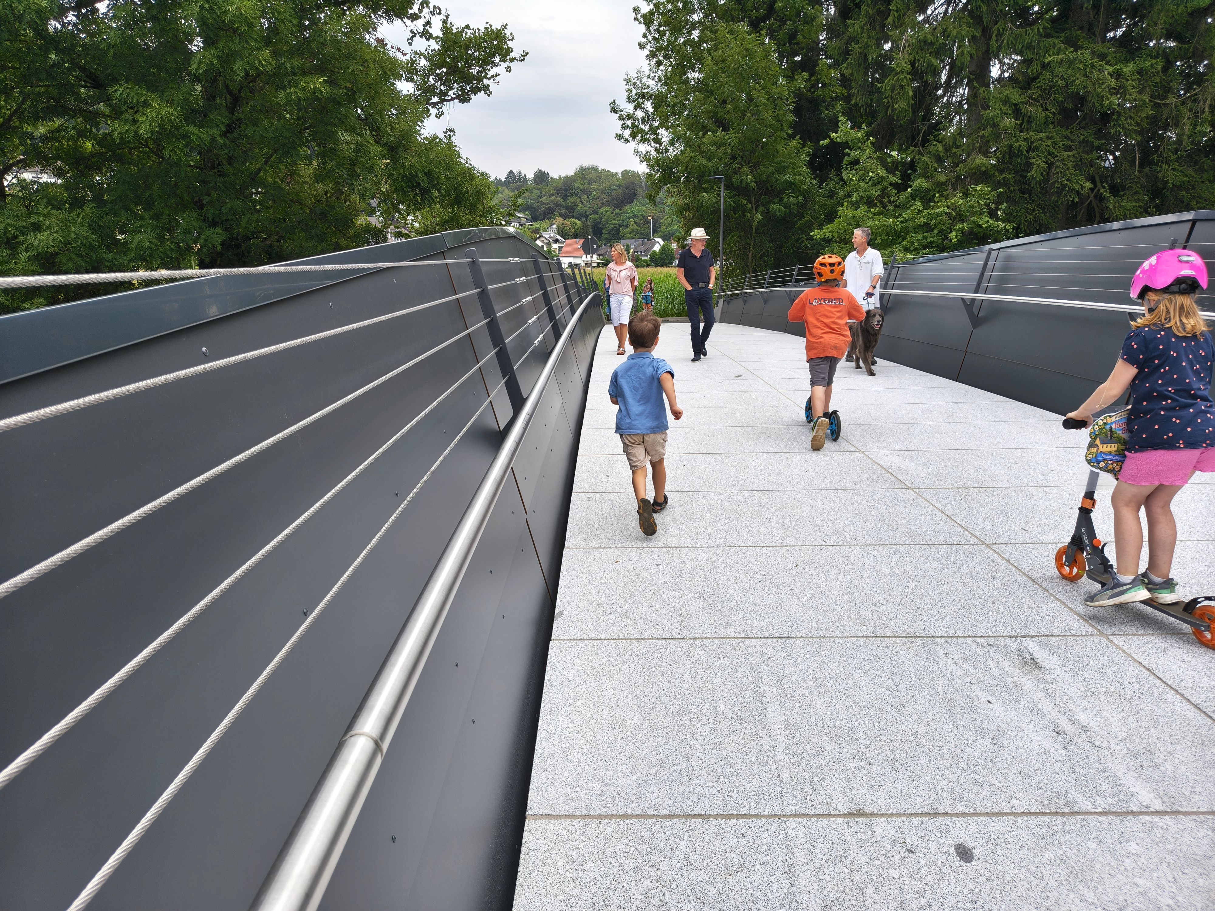 Eröffnung der Brücke Naafshäuschen