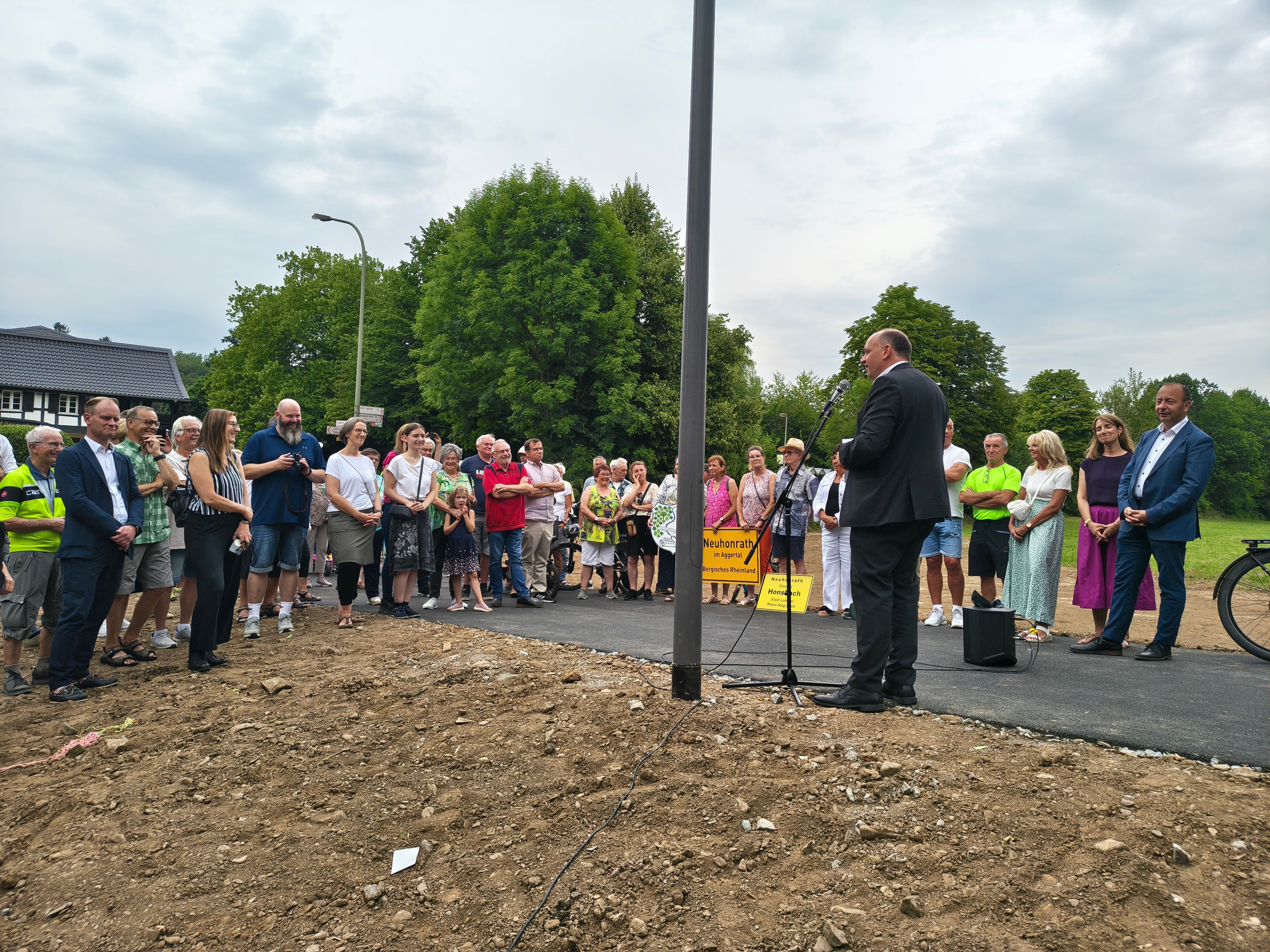 Eröffnung der Brücke Naafshäuschen