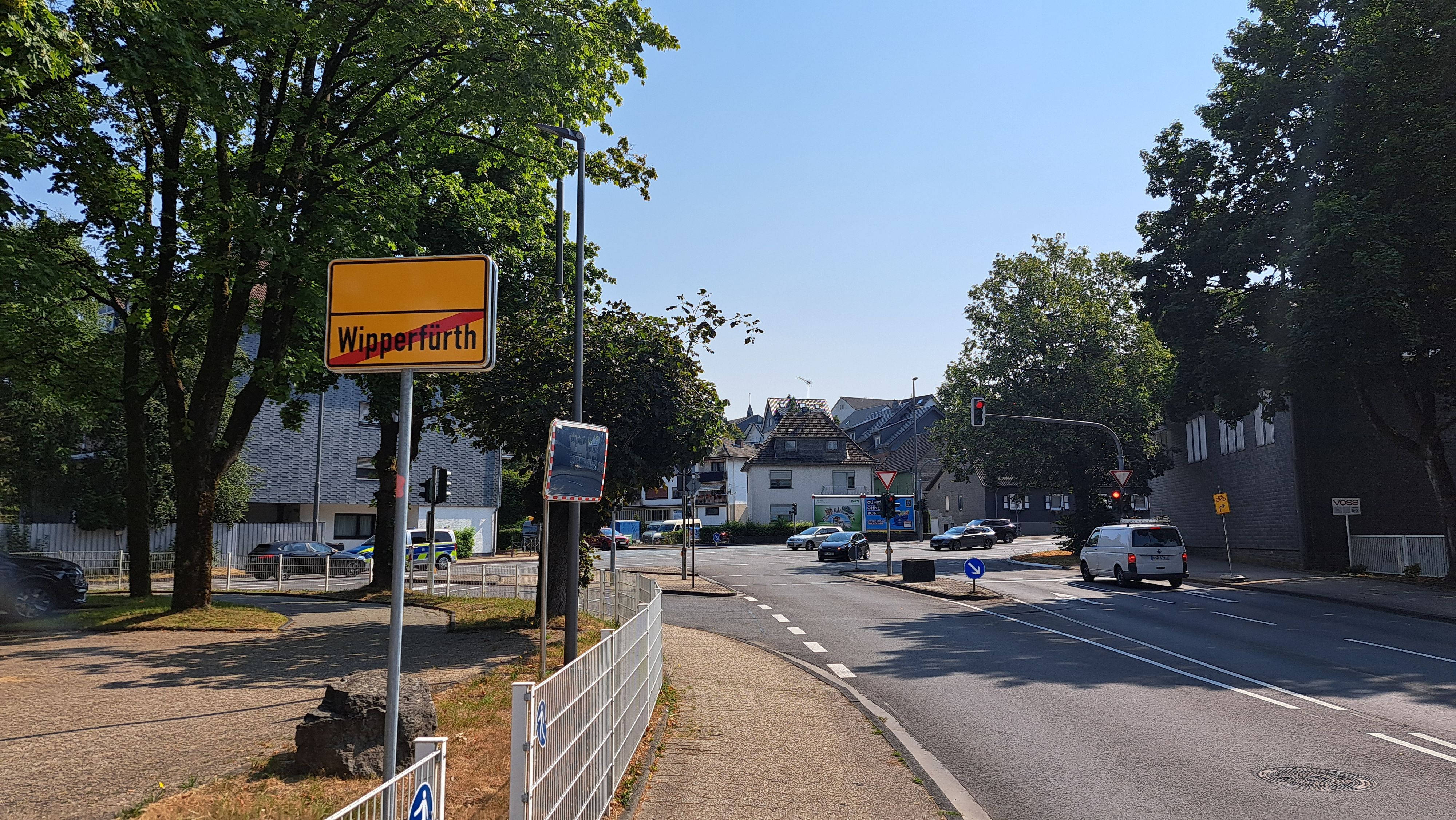 Der Bereich der Kreuzung Leiersmühle.