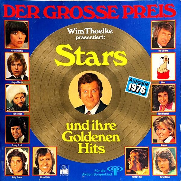 „Der große Preis: Stars und ihre goldenen Hits, Ausgabe 1976“: Platten-Cover mit Schlagerstars.