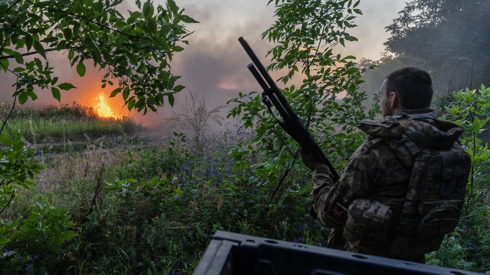 In Russland gibt es derzeit Spekulationen über eine geplante Mobilmachung – die Kämpfe an der Front in der Ukraine gehen derweil weiter. (Archivbild)
