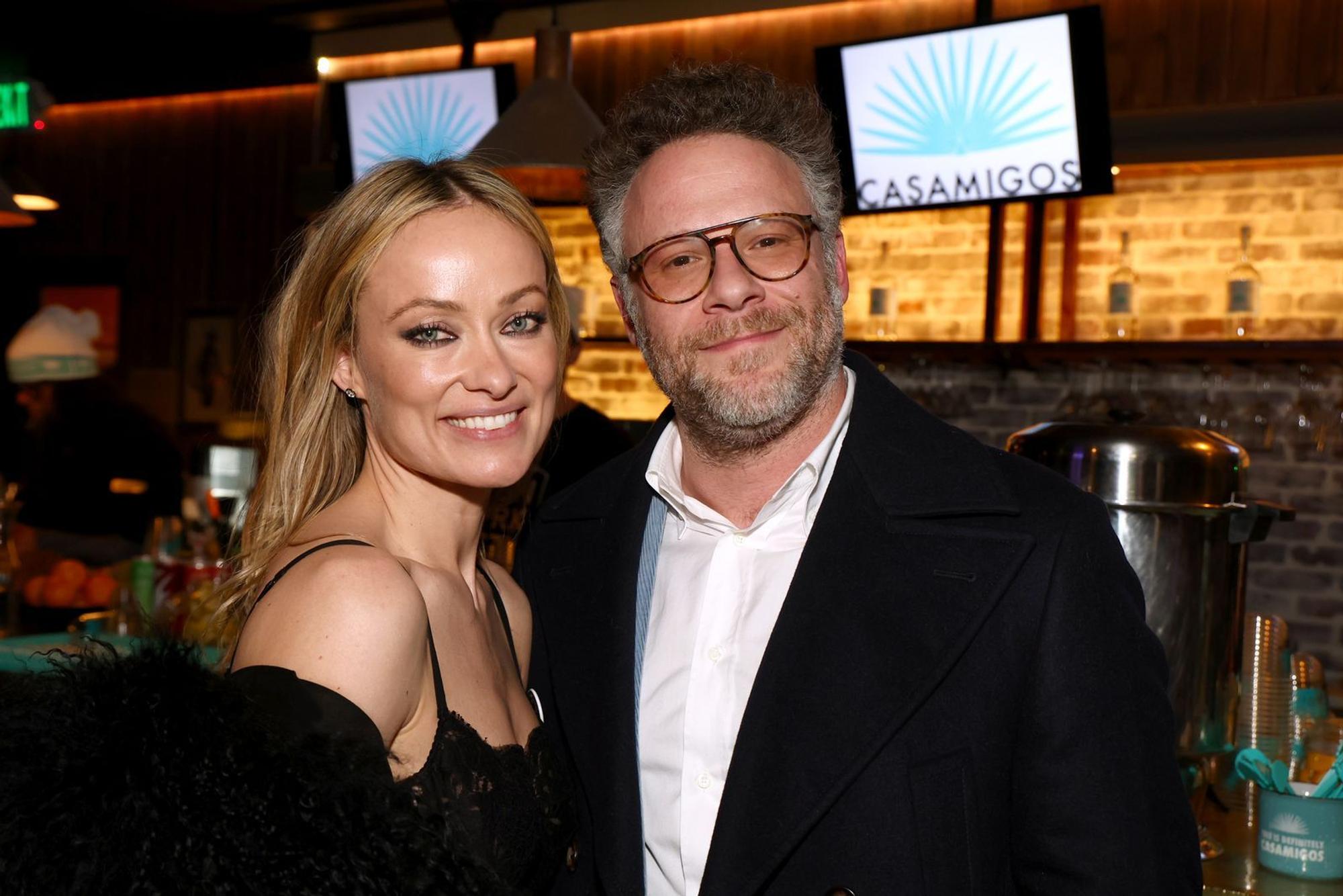 Olivia Wilde und Seth Rogen standen zusammen für „The Invite“ vor der Kamera. (Bild: 2026 Getty Images/Tommaso Boddi)