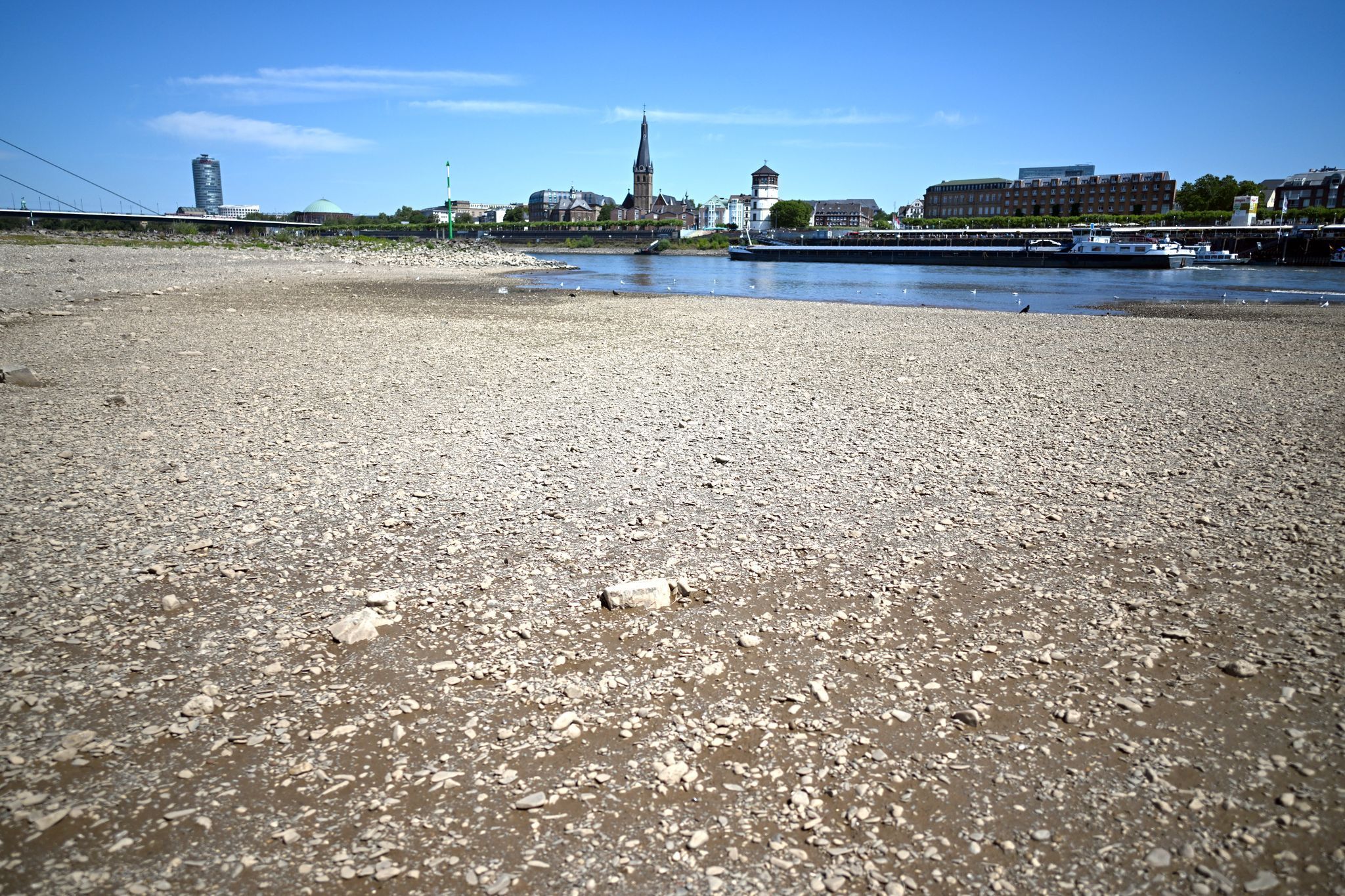 Niedrigwasser im Rhein