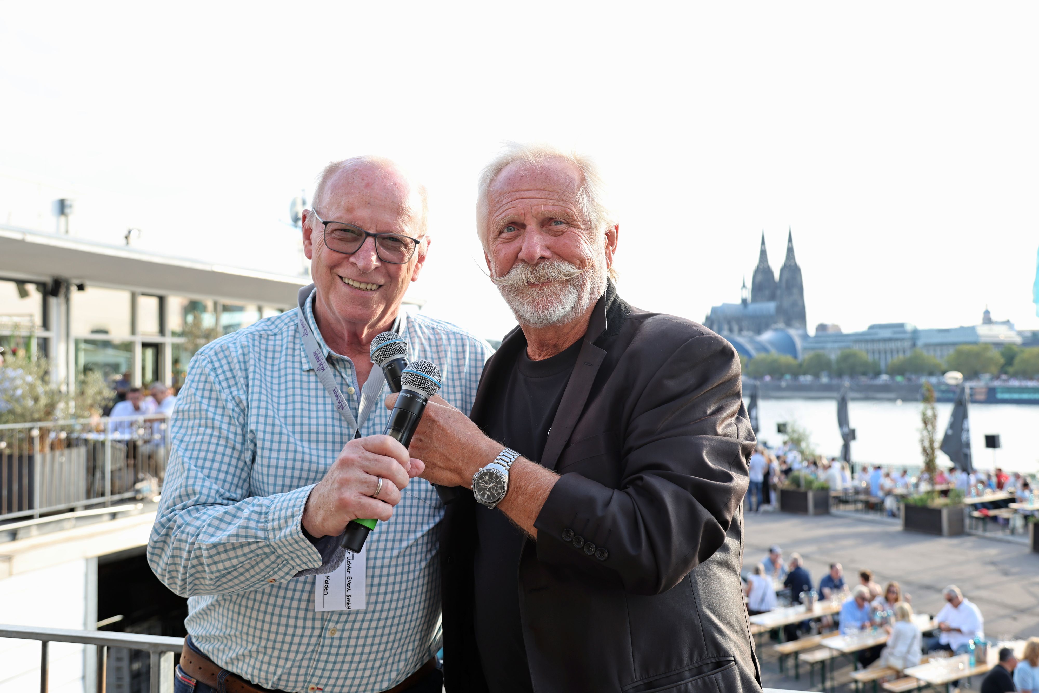Werner Nolden mit Henning Krautmacher.