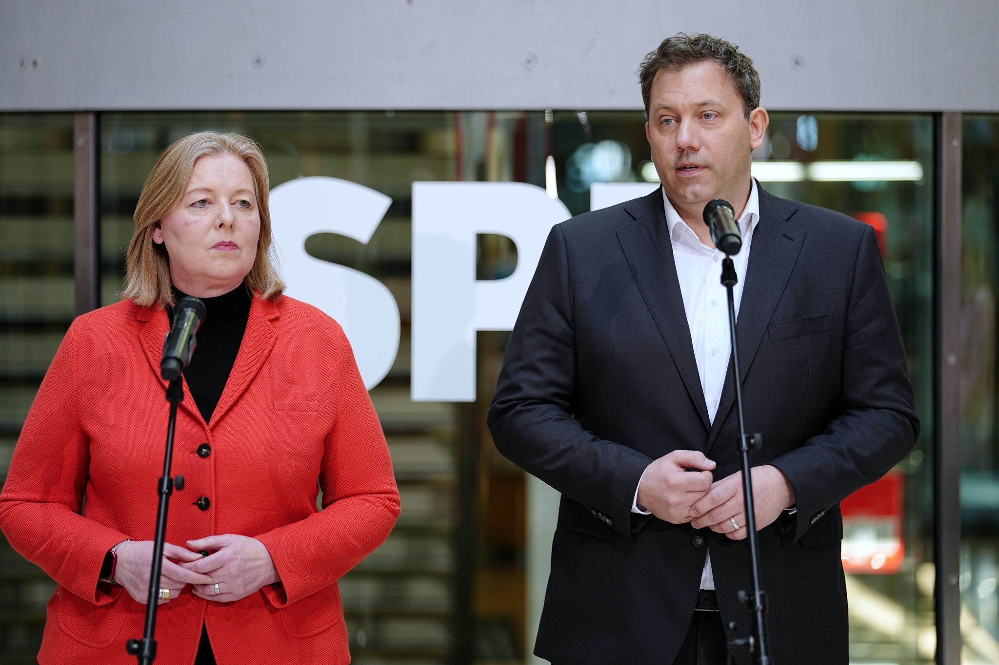 Bärbel Bas und Lars Klingbeil