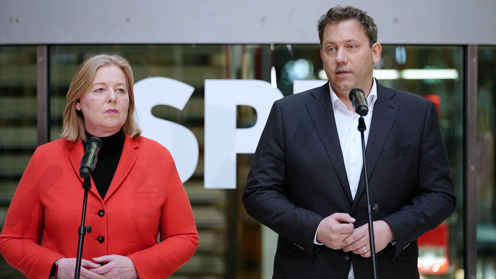 Bärbel Bas und Lars Klingbeil