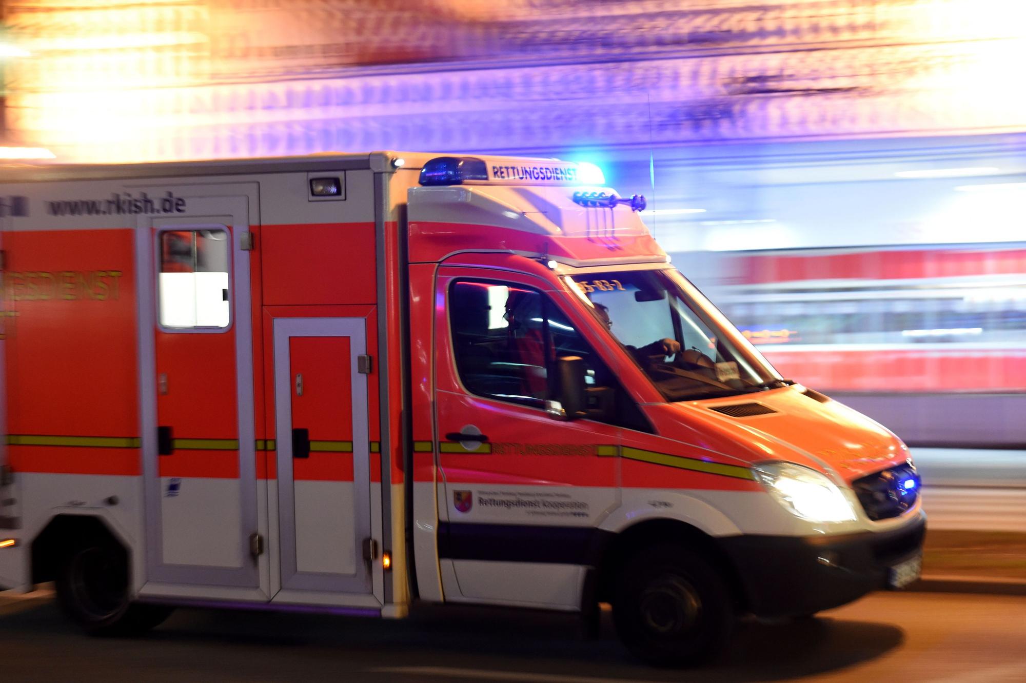 Ein Rettungswagen im Einsatz