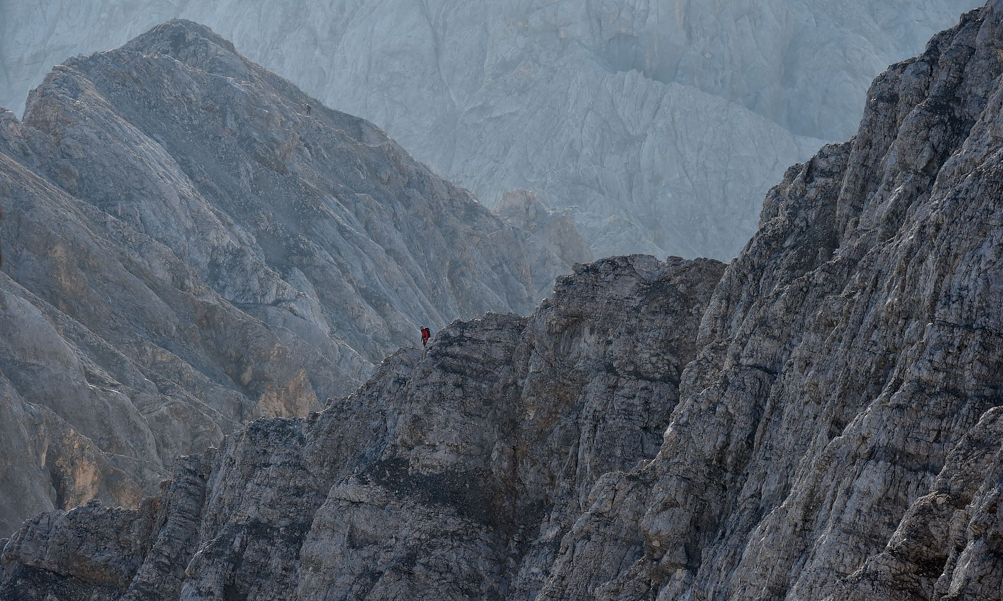 Jubiläumsgrat nahe der Zugspitze