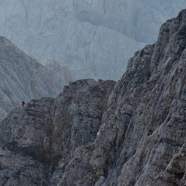 Jubiläumsgrat nahe der Zugspitze