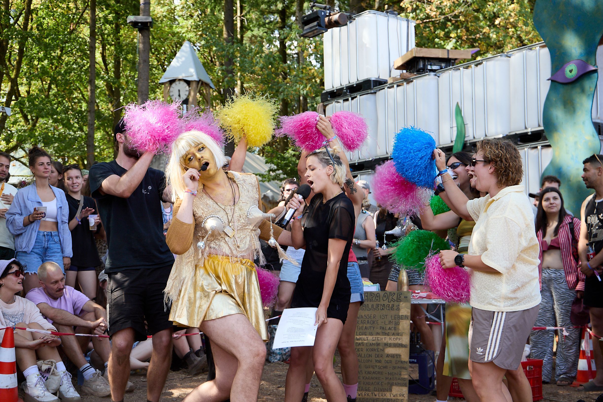 Das Bild zeigt einen Moment während des Festivals.