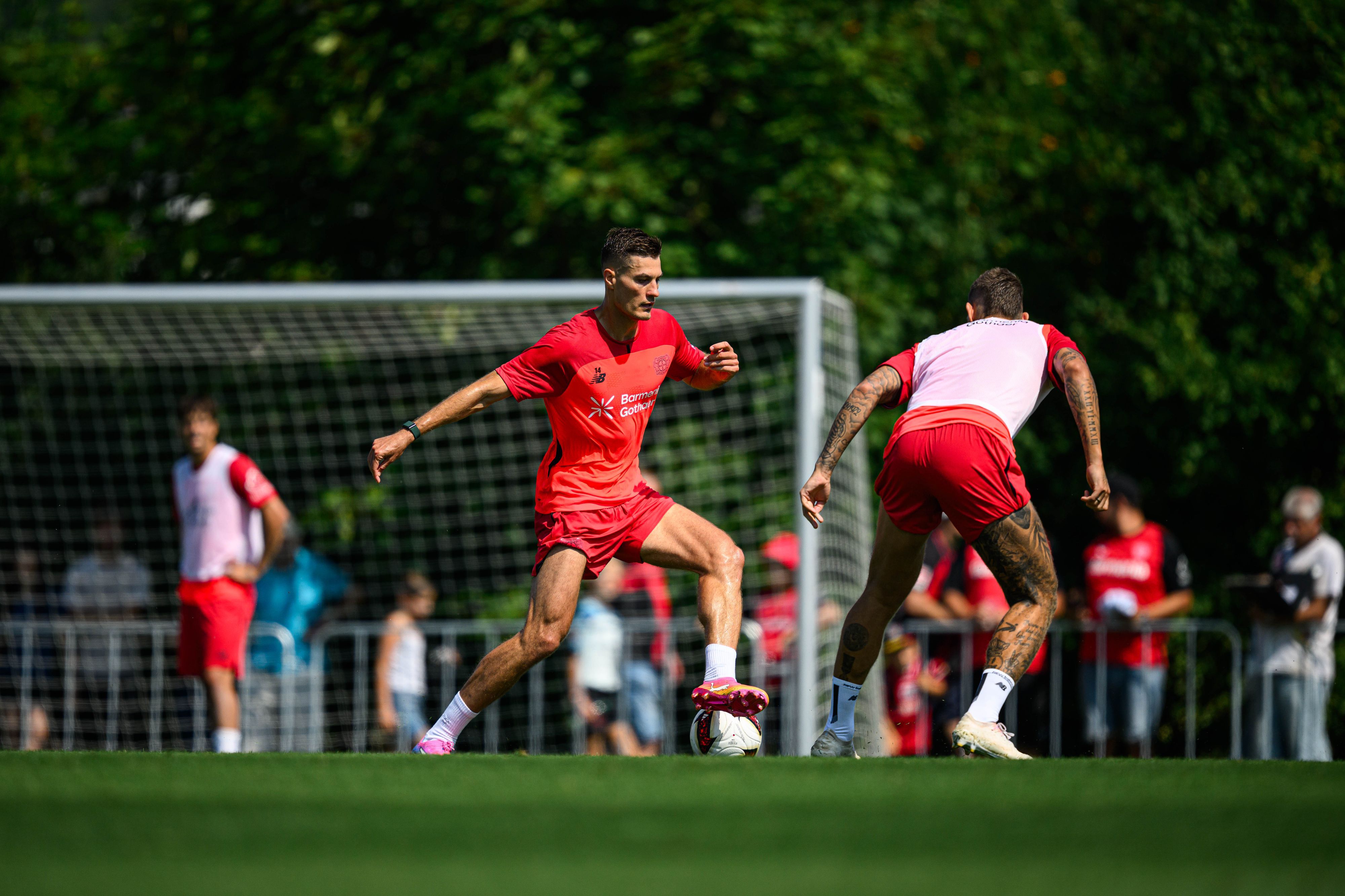 Trainingslager der Lizenz Mannschaft in Blankenhain am 03.08.2026
