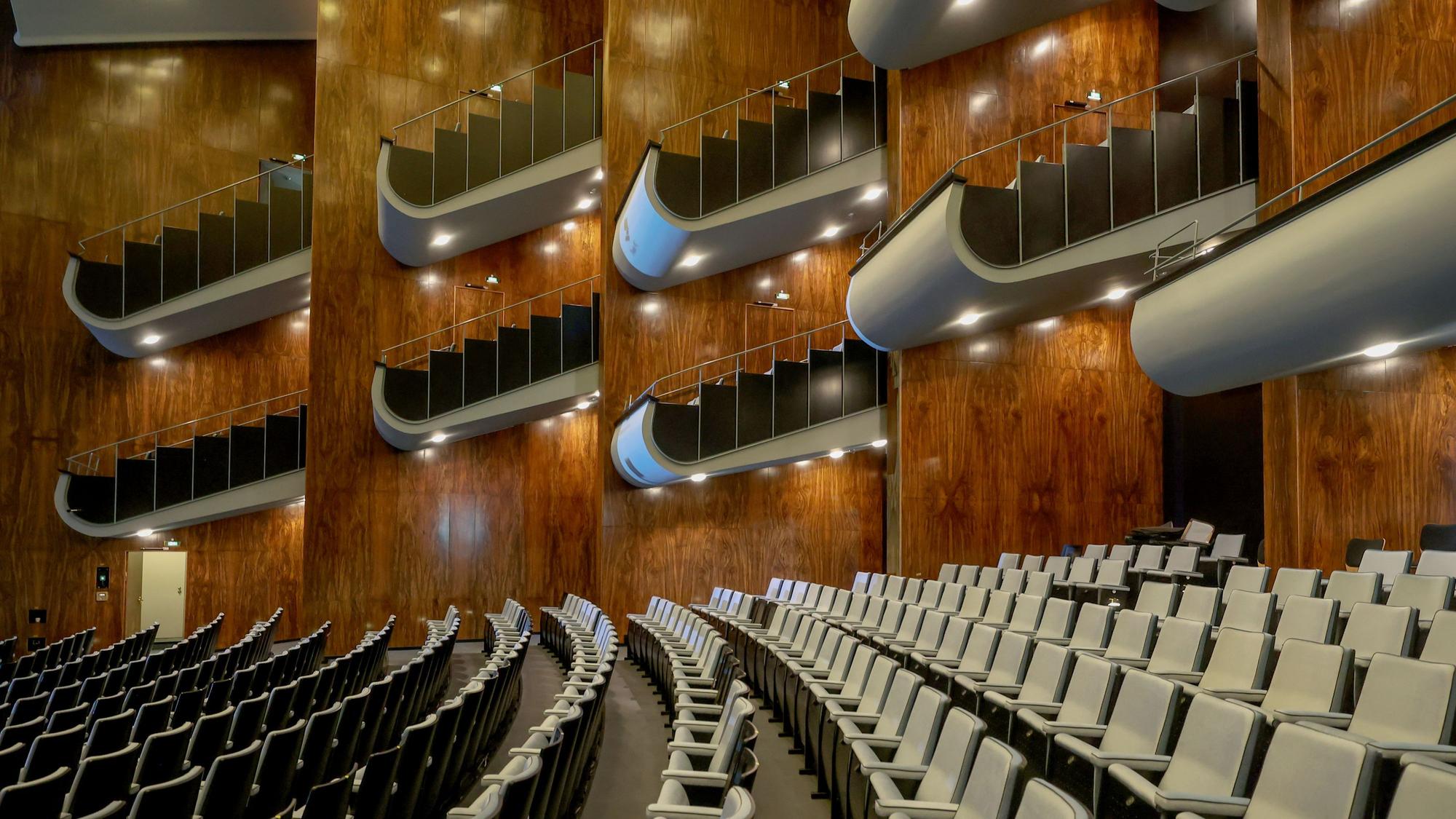 Der Zuschauerraum der Oper in Köln.