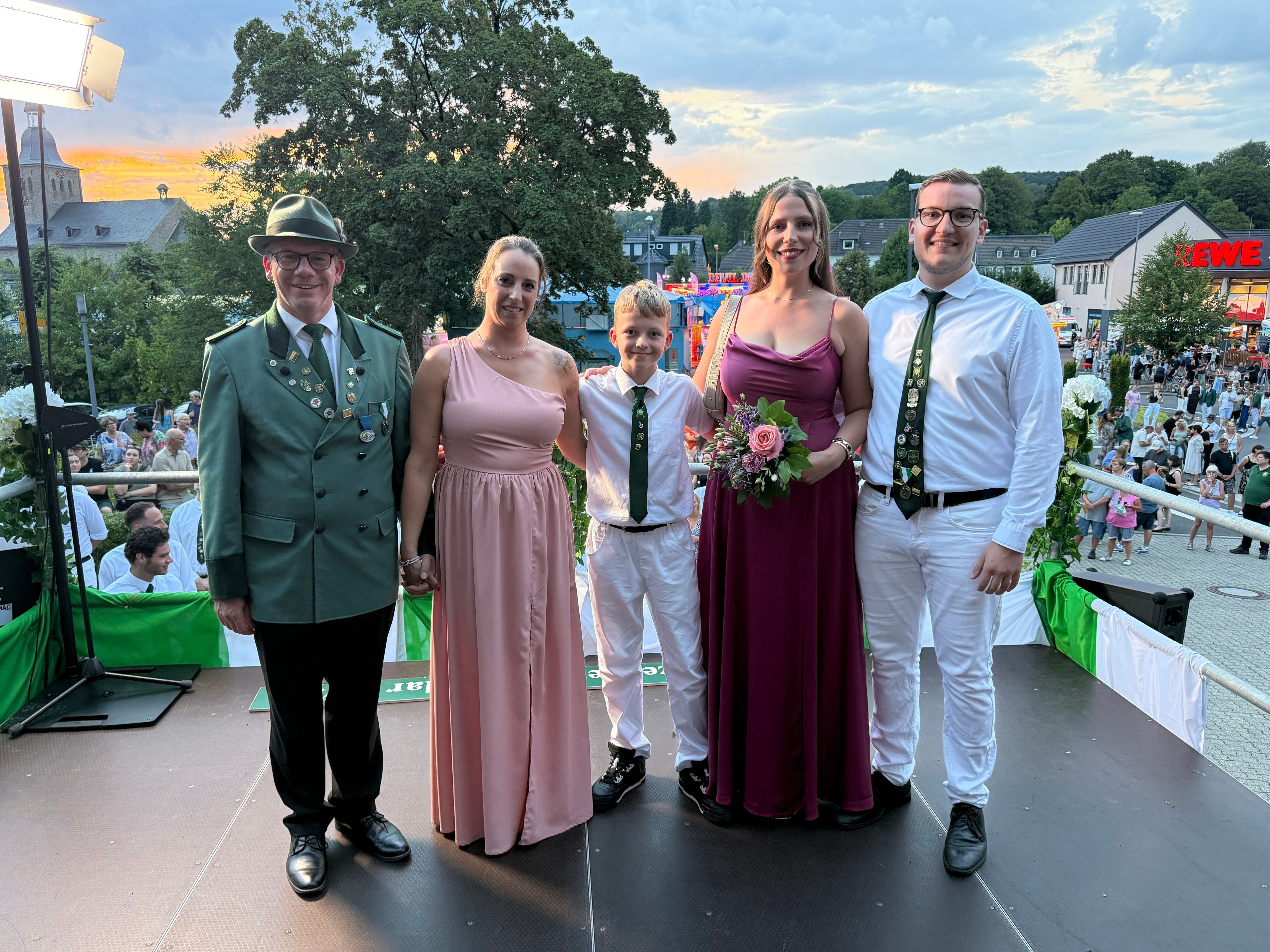 Die neuen Majestäten.