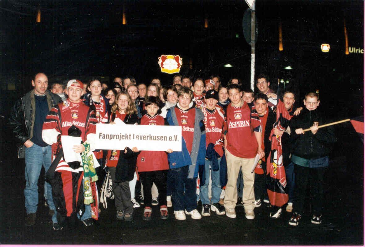 Ein Foto aus der Anfangszeit des Fanprojekts.