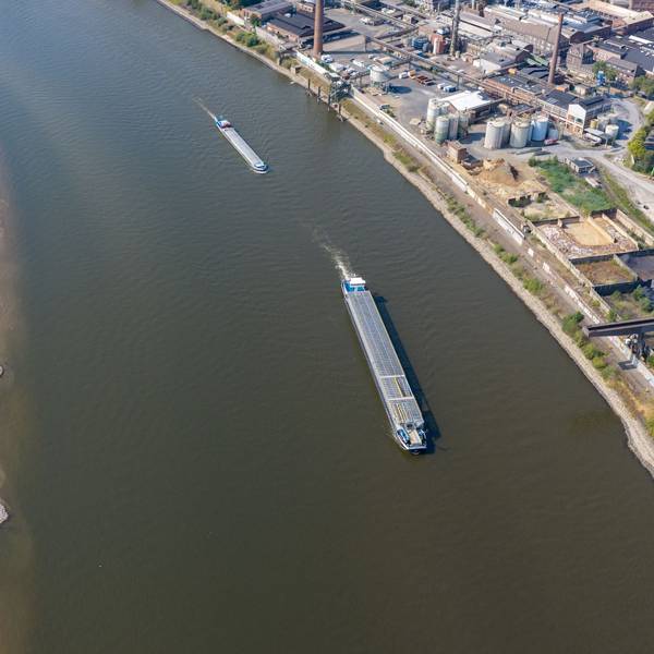 Niedrigwasser im Rhein