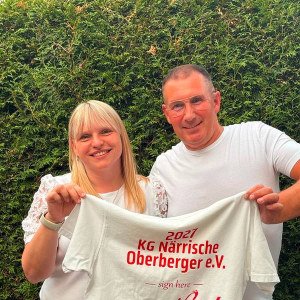 Das designierten Prinzenpaares der KG Närrische Oberberger für die Session 2026/2027
Prinz Leander I. und Prinzessin Nadine ein Prinzenpaar aus Wildberg.