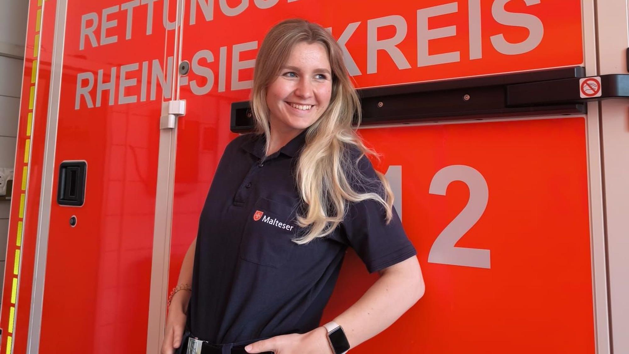 Anna Leyendecker will unbedingt Notfallsanitäterin werden.