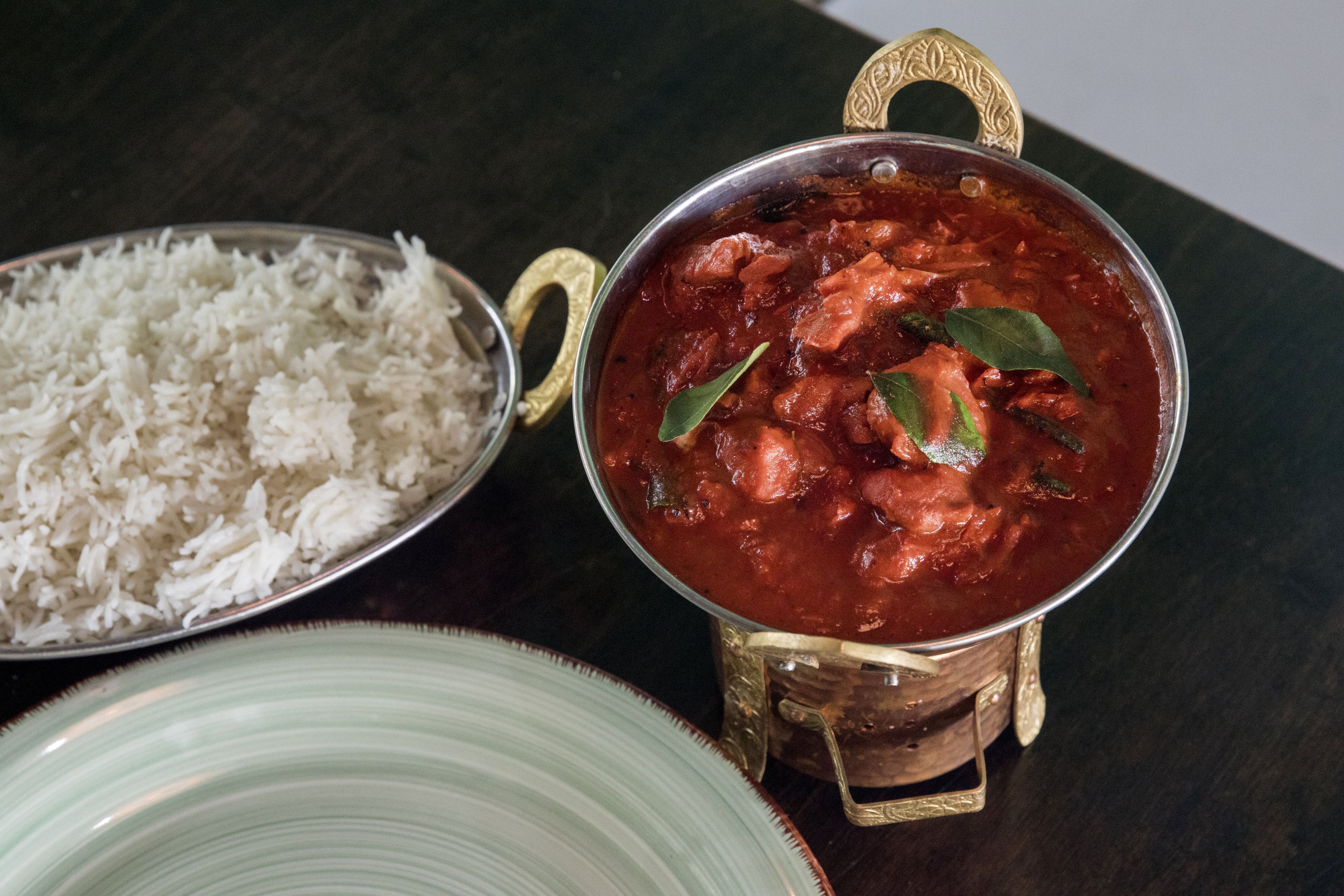 Essen im indischen Restaurant Masala Empire. (Archivbild)