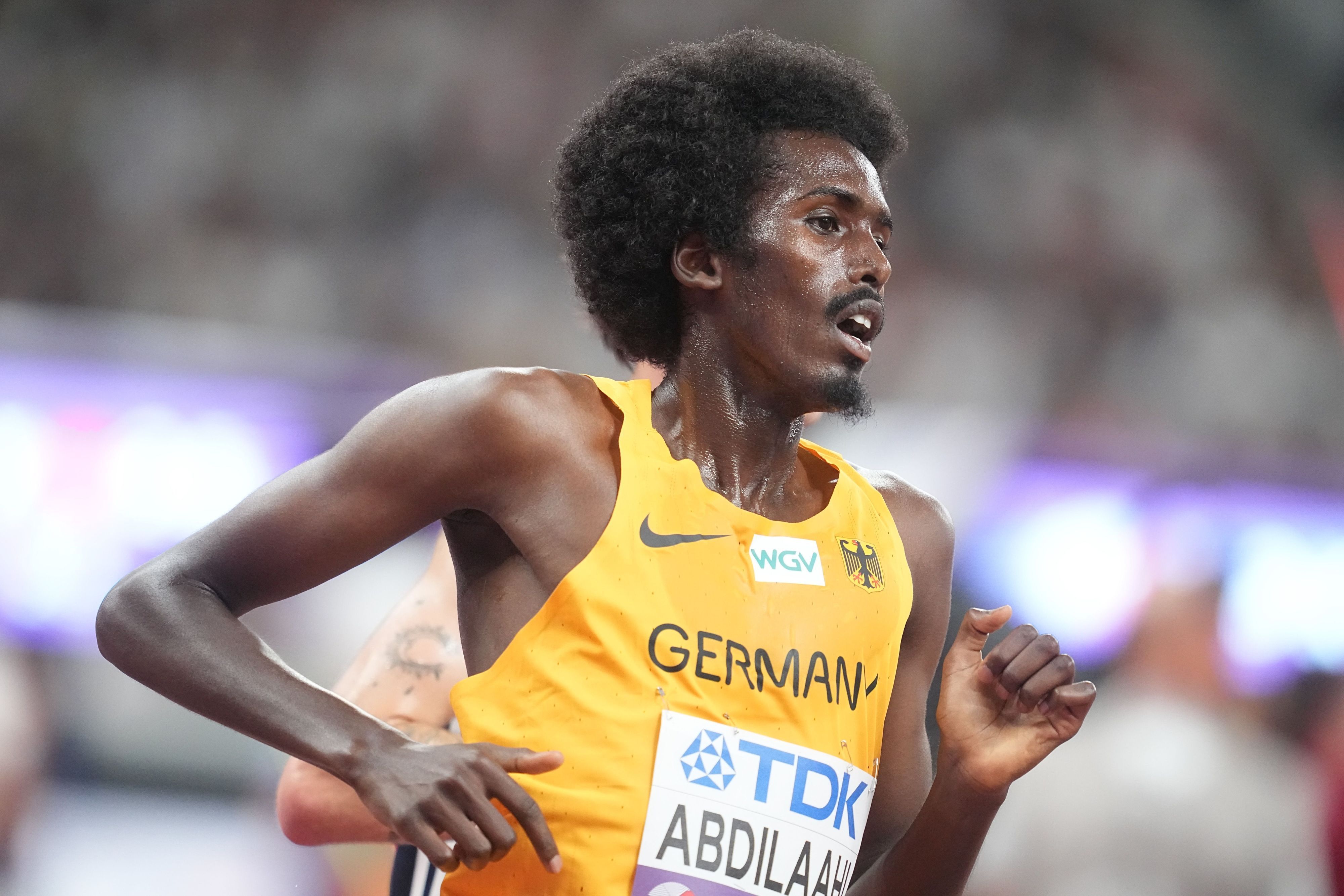 ARCHIV - 19.09.2025, Japan, Tokio: Leichtathletik: Weltmeisterschaft Mohamed Abdilaahi aus Deutschland im 5000m Halbfinale. Abdilaahi verpasst die EM verletzt. (zu dpa: «Deutsche Laufhoffnung Abdilaahi verpasst EM wegen Verletzung») Foto: Michael Kappeler/dpa +++ dpa-Bildfunk +++
