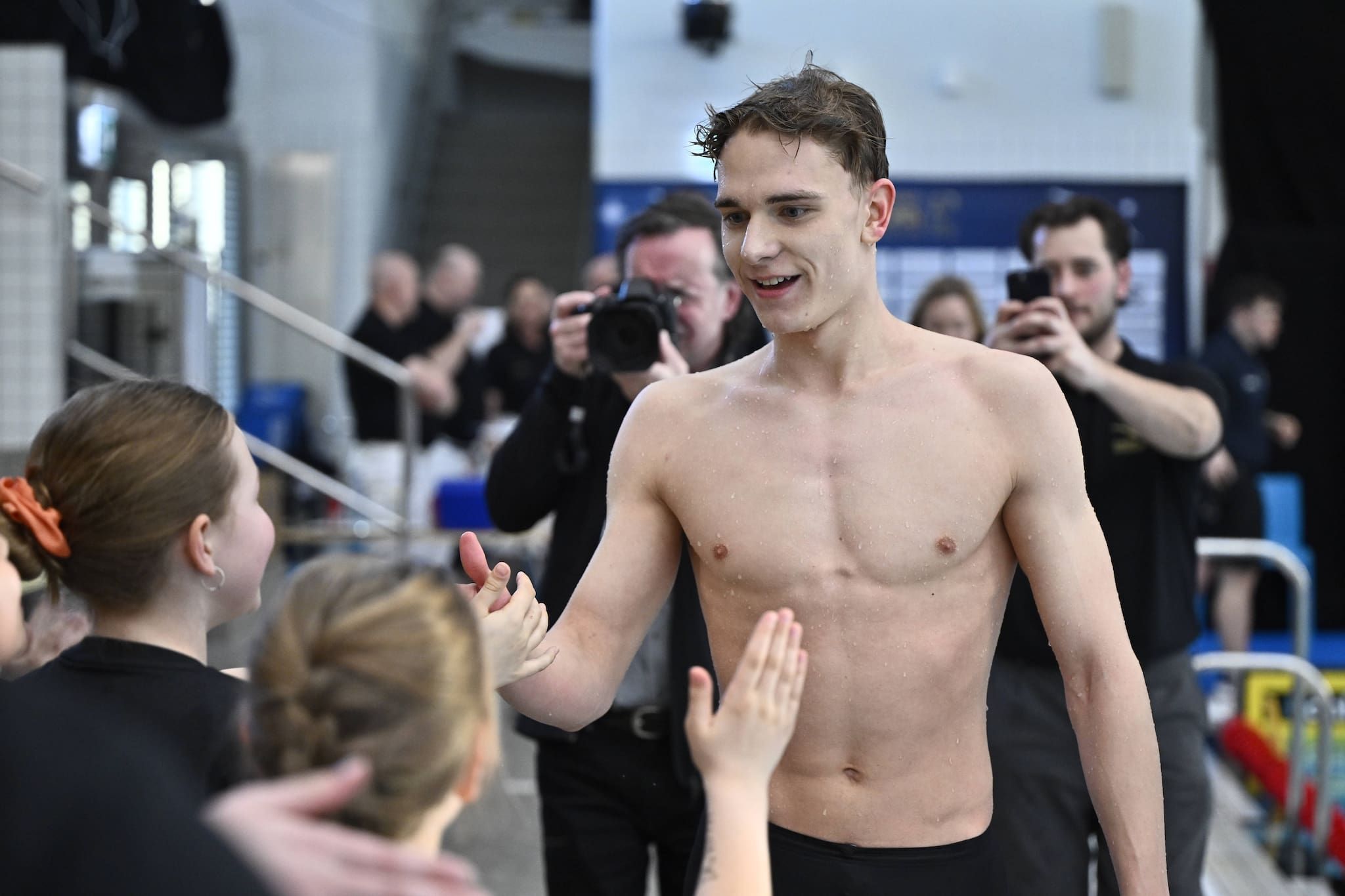 Neue Bestmarke: Bei den Stockholm Open schwimmt Johannes Liebmann die 800 Meter in 7:37,94 Minuten – Europarekord. . /Christine Olsson/