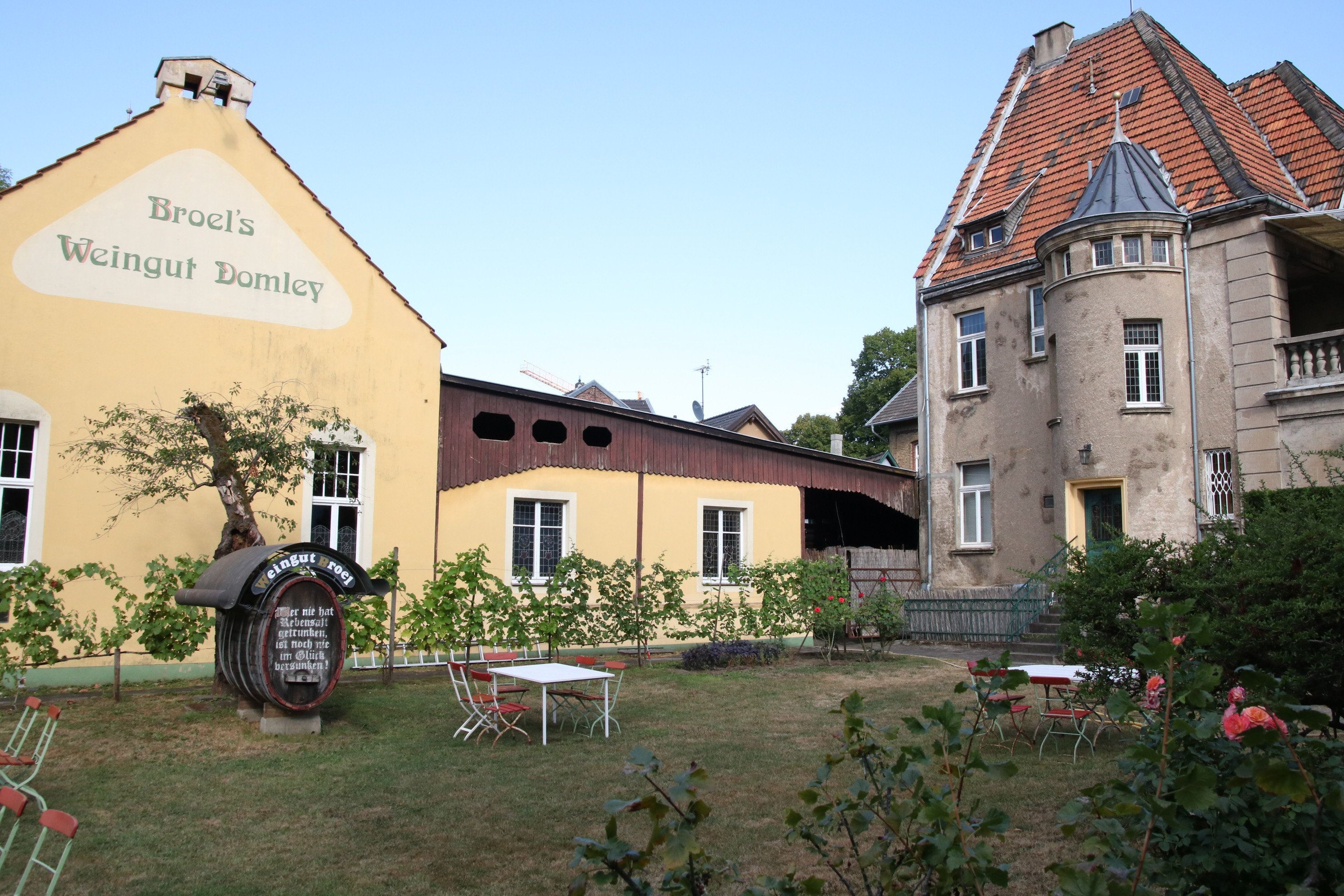 Das Weingut Broel in Rhöndorf.