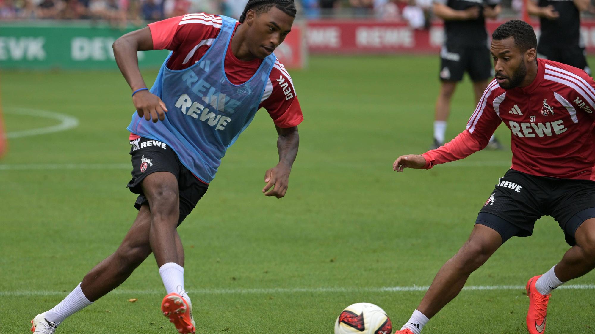 Reigan Heskey könnte die nächste große Entdeckung sein. Im Training zeigt er sich voller Einsatzfreude.