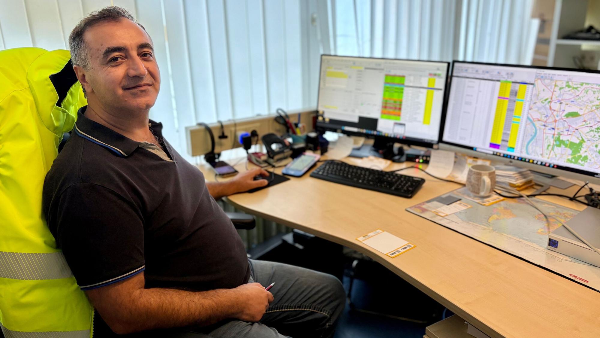 Erdal Arslan, Vorstand des Taxiruf Leverkusen