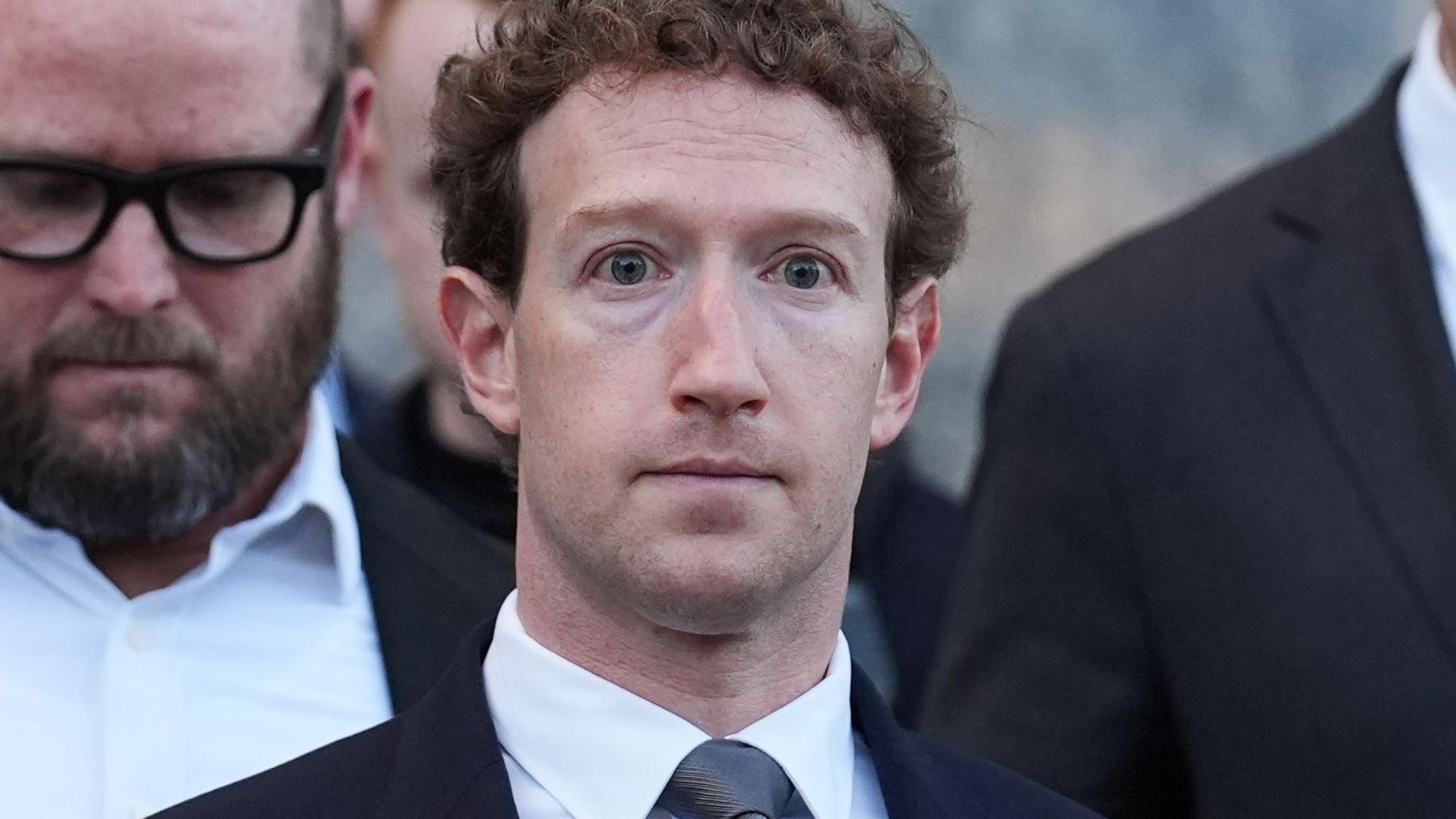 Meta-CEO Mark Zuckerberg, nachdem er in einem Prozess um das Suchtpotenzial sozialer Medien ausgesagt hat.