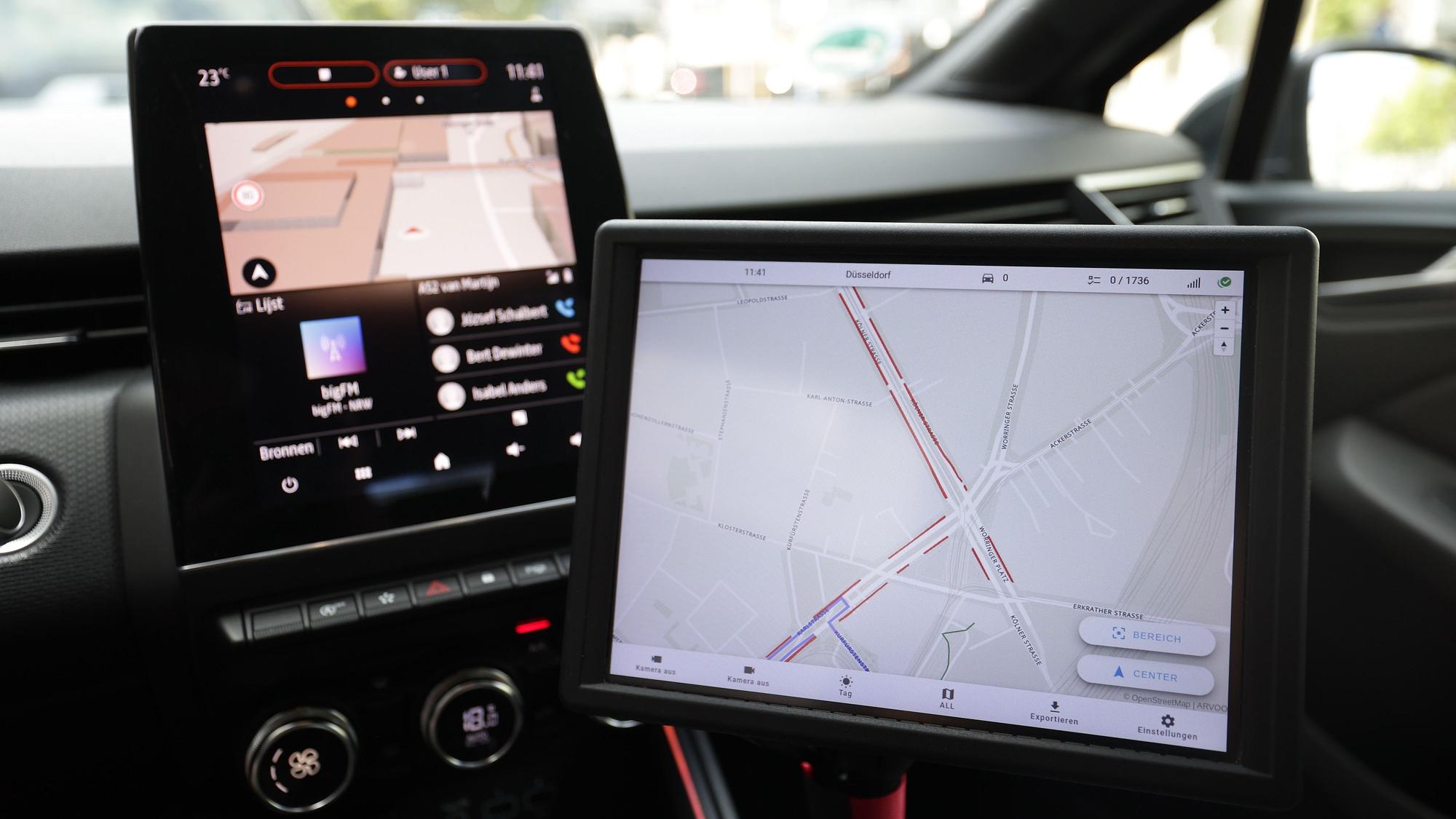 Systeme im Scan-Auto zur Erfassung von Falschparkern, das voriges Jahr testweise durch Düsseldorf fuhr.