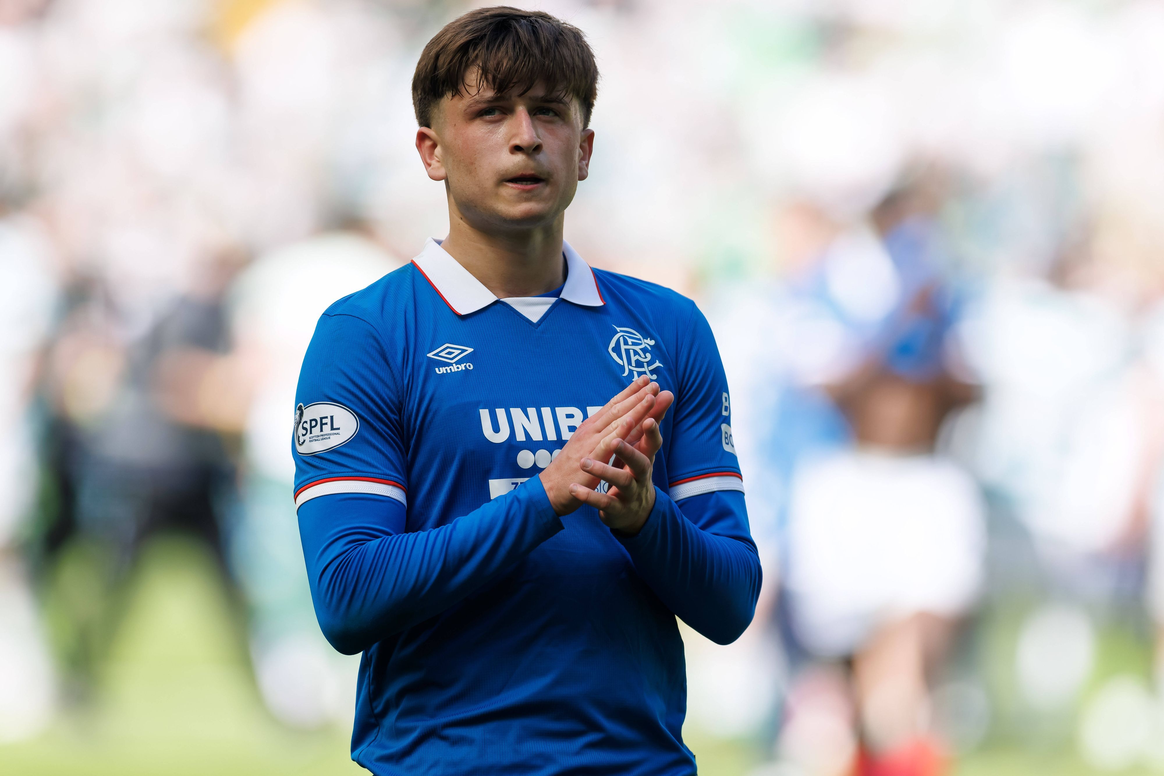 Mikey Moore im Trikot der Rangers.