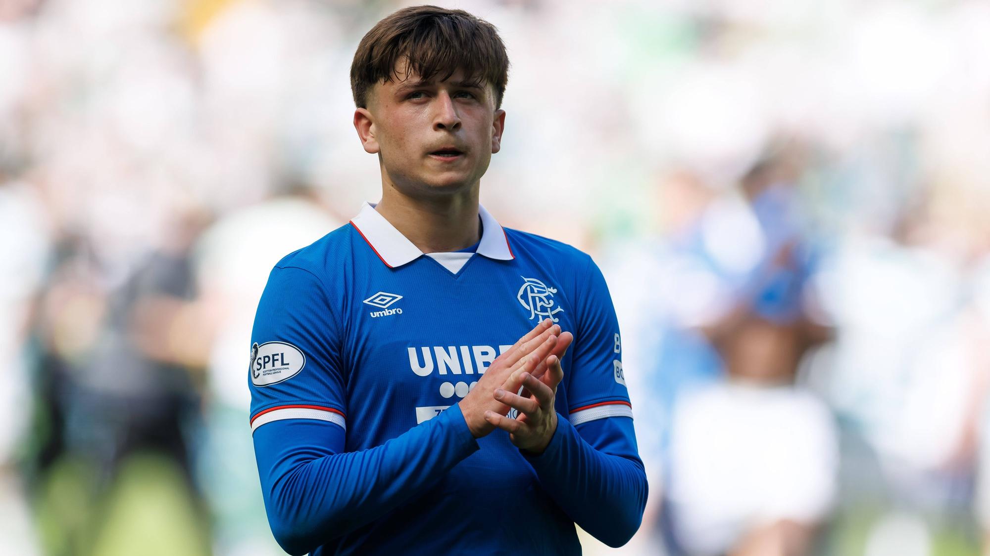 Mikey Moore im Trikot der Rangers.