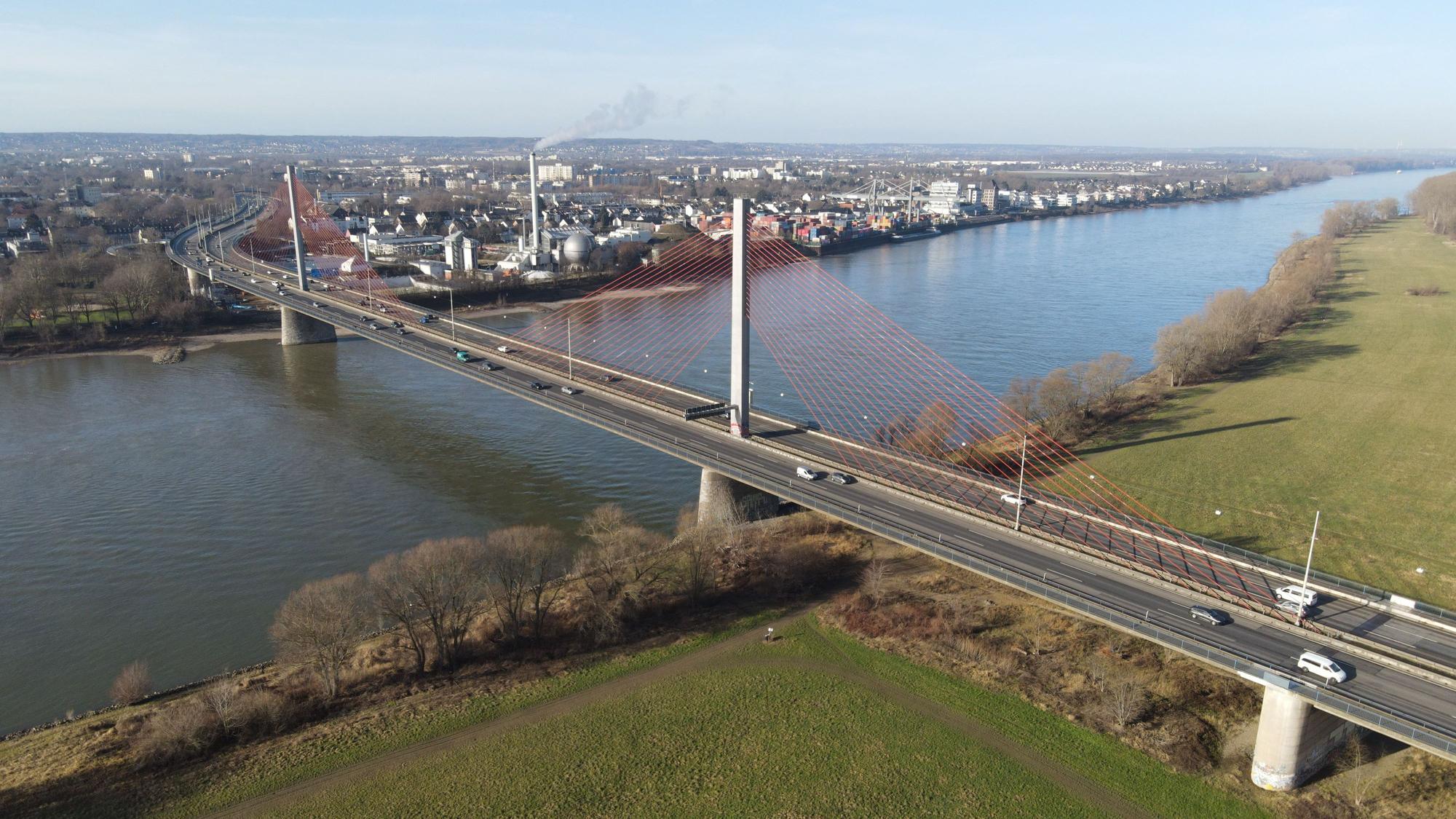 Die Nordbrücke in Bonn ist seit dem 9. Februar für alle Fahrzeuge über 7,5 Tonnen, wie Lkw und den ÖPNV gesperrt. Ausnahmen gibt es nur wenige.