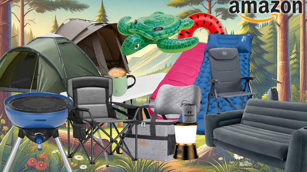 Camping-Deals im Amazon-Sale Jetzt bis 61% Rabatt auf Zelte, Luftmatratzen, Stühle, Grills und mehr entdeckt