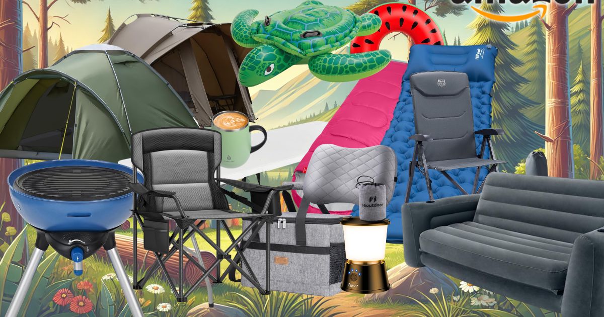 Camping-Deals im Amazon-Sale Jetzt bis 61% Rabatt auf Zelte, Luftmatratzen, Stühle, Grills und mehr entdeckt