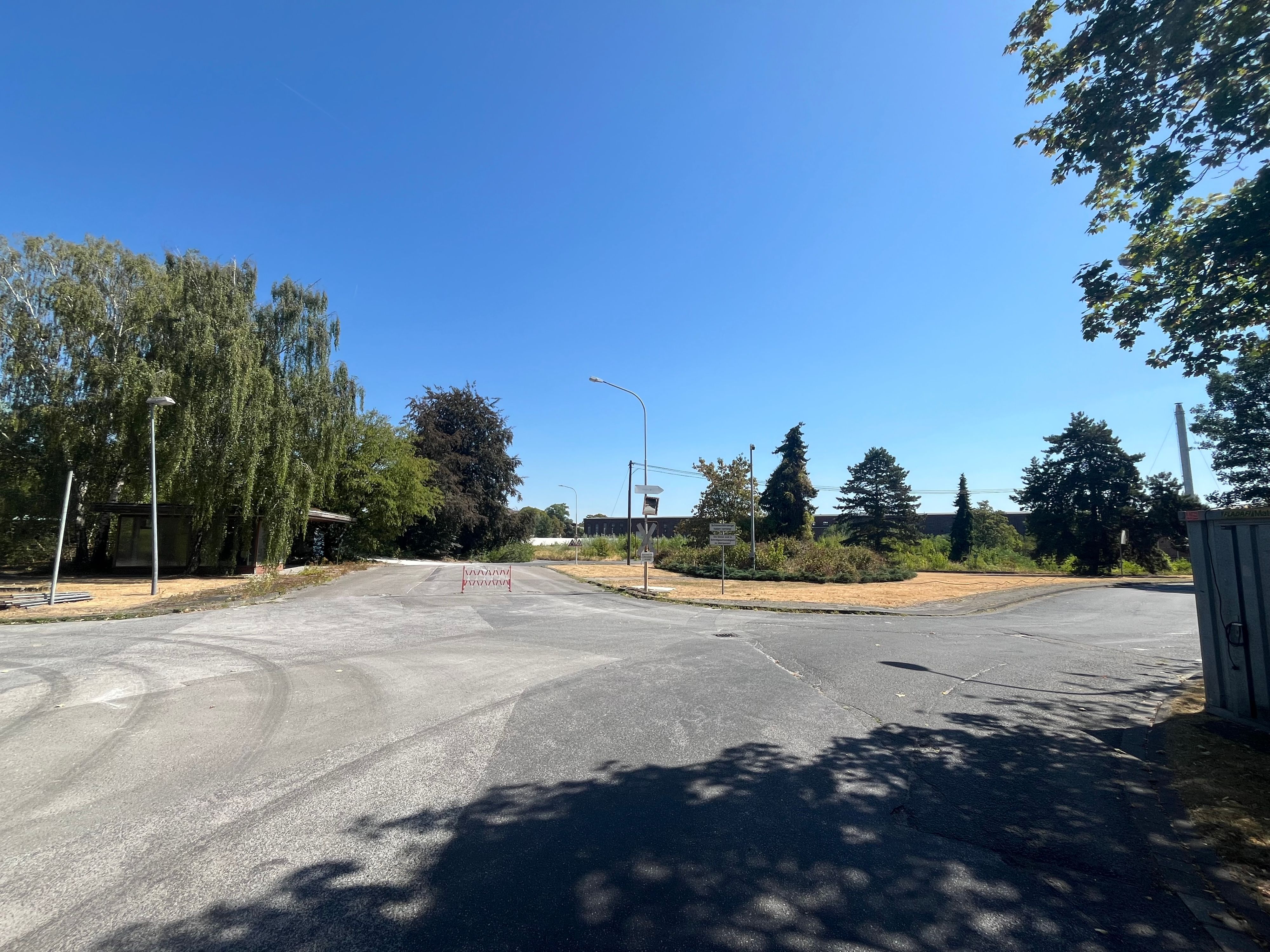 Straßen und Grünanlagen
