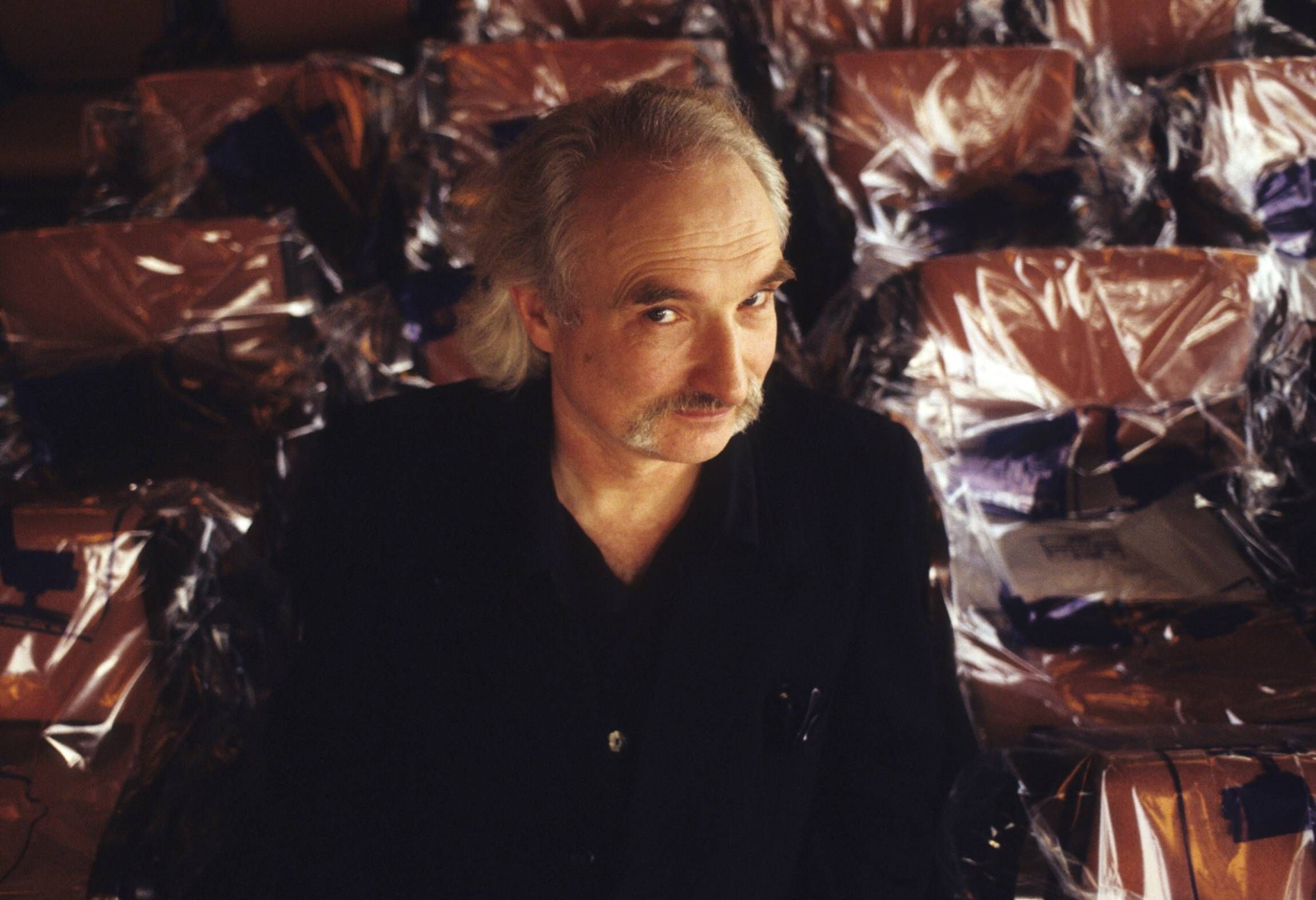 Holger Czukay Interviewtermin zu CD Release von Radio Wave Surfer mit Ex-Can Bassist Holger Czukay bei Virgin Records Foto:xR.xKeuntjex/xFuturexImage