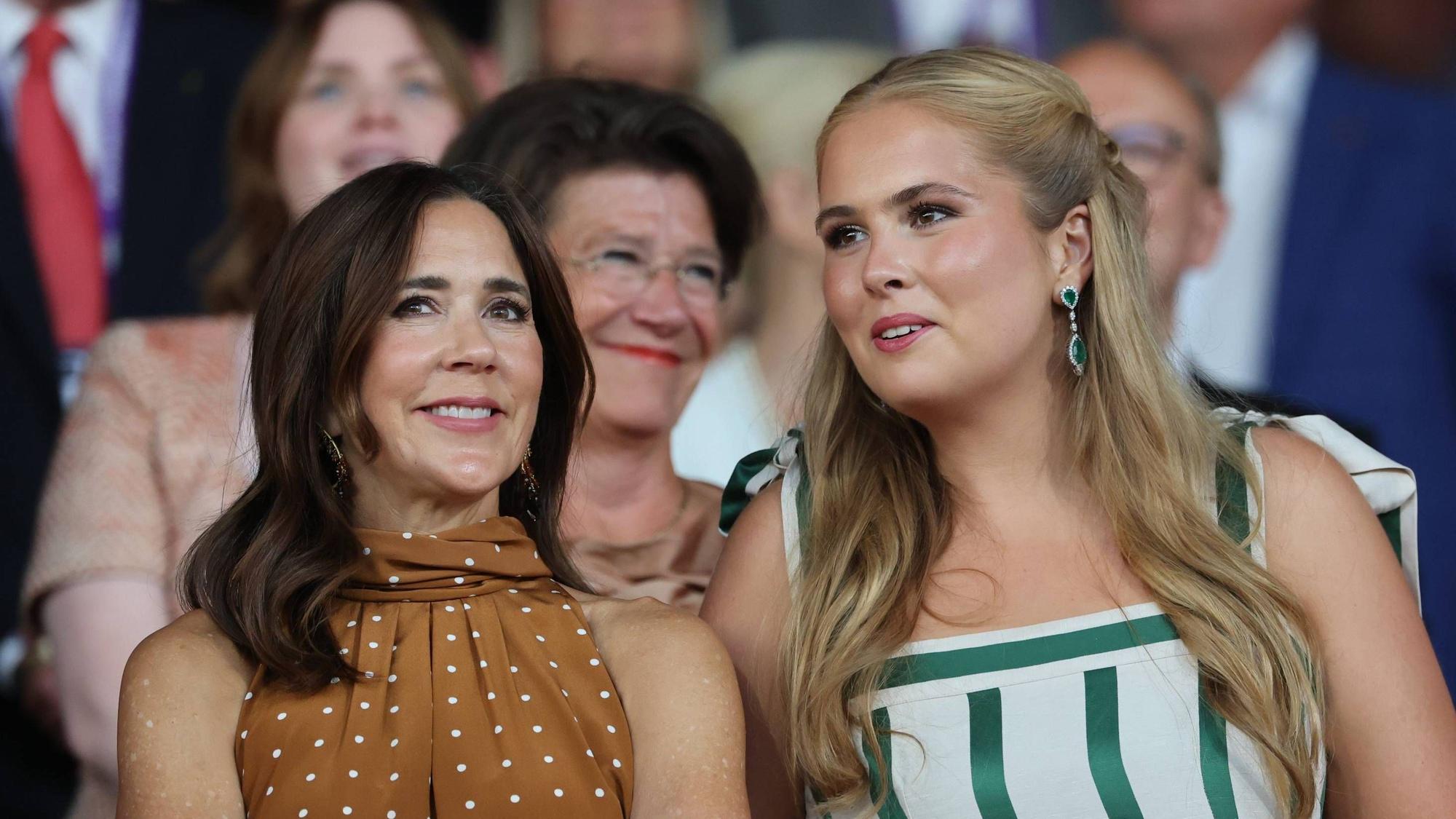 Königin Mary von Dänemark und Kronprinzessin Amalia der Niederlande besuchen gemeinsam die Eröffnungsfeier der FEI World Championships in Aachen.